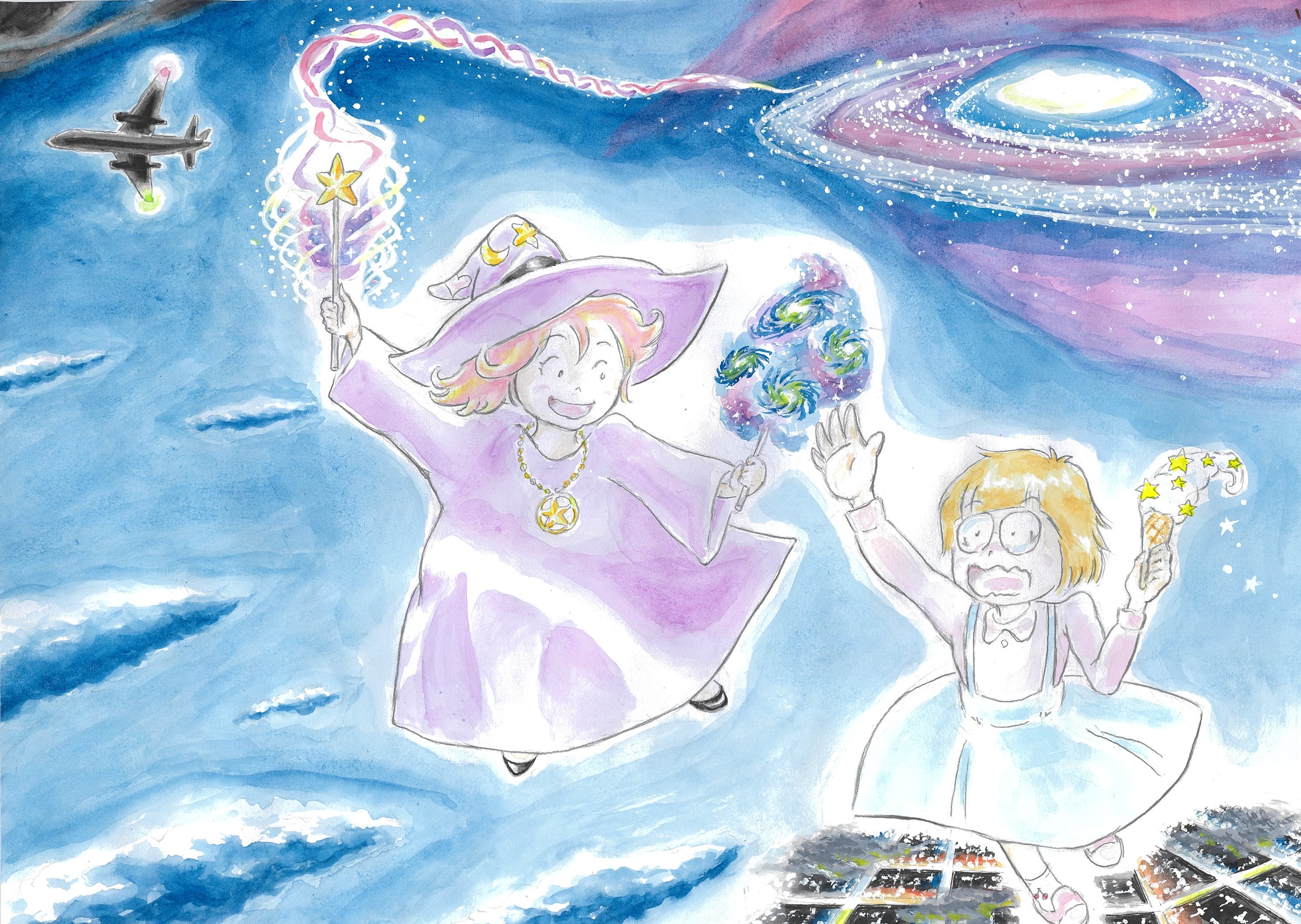 星雲のワタガシ　星のソフトクリーム