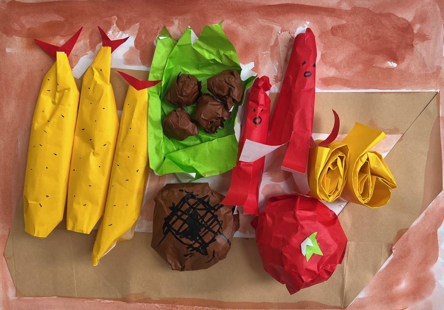 ぼくの料理　クルクルマルマルチョキン