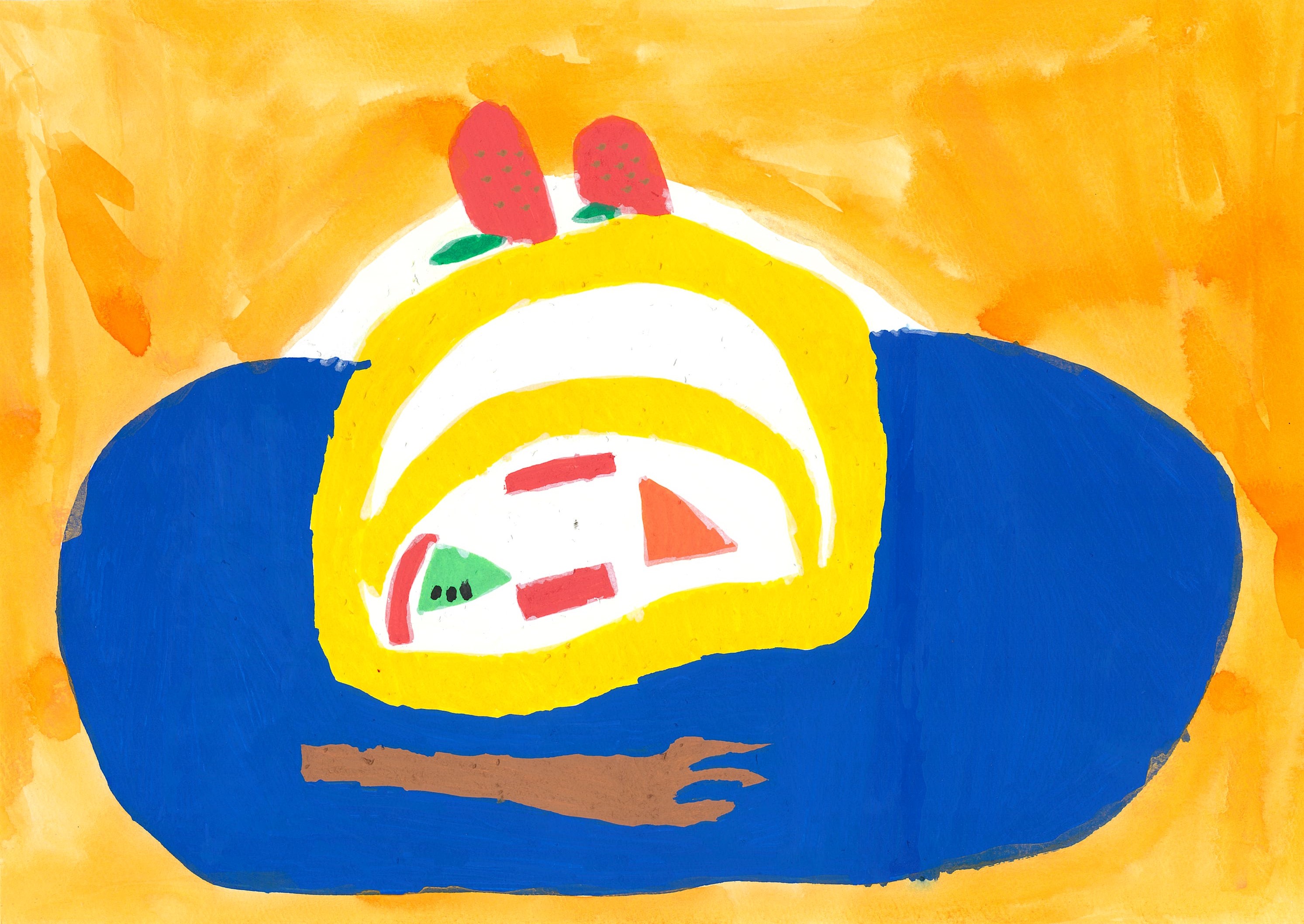 クリームたっぷりロールケーキ