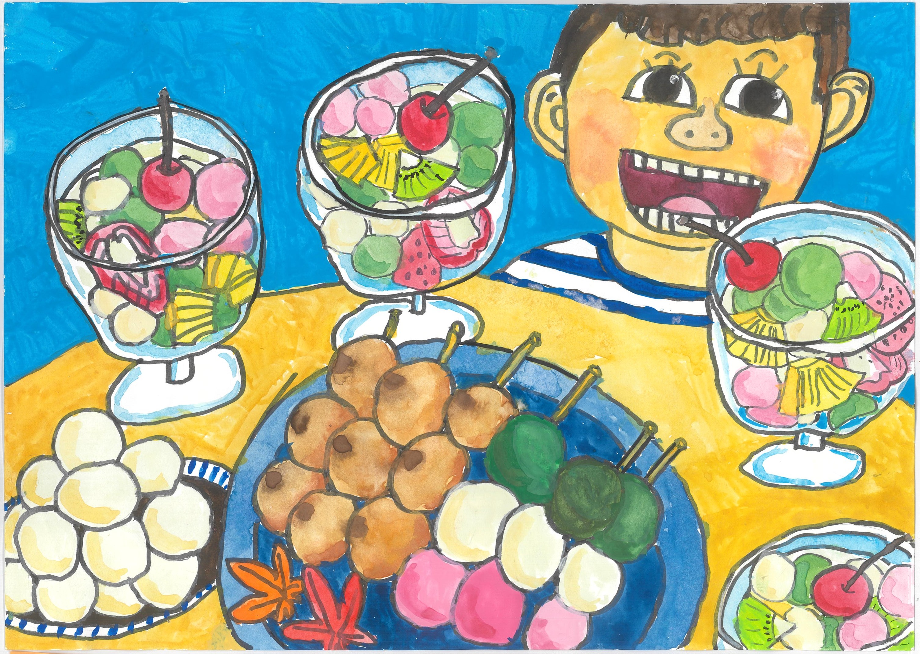 おだんごパーティー！どれから食べる？