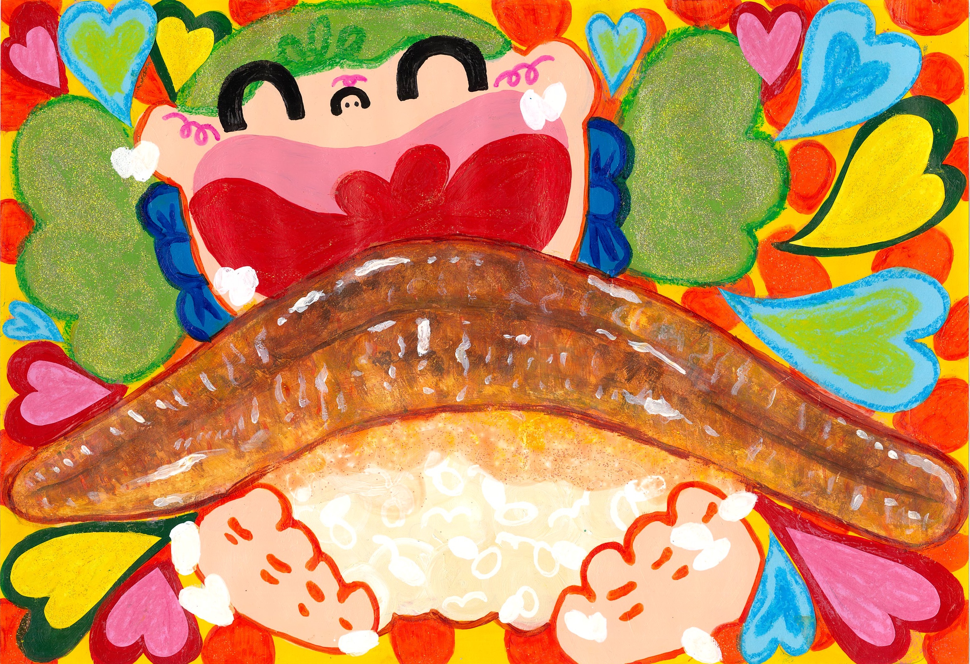 アナゴ寿司の超BIGサイズ!!おなかも気持ちも超HAPPY★ 作品画像