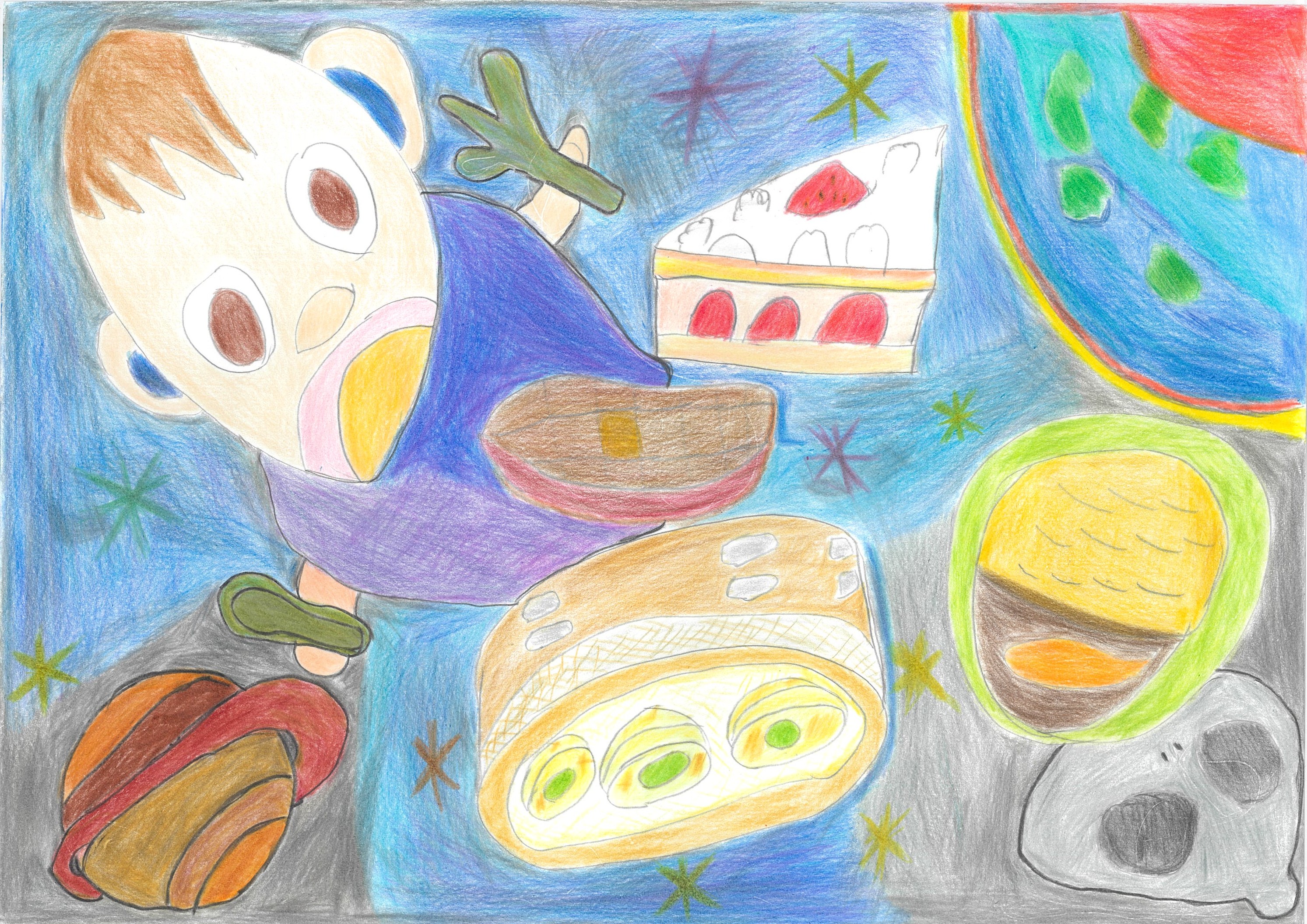 宇宙の夢つまった食べ歩き