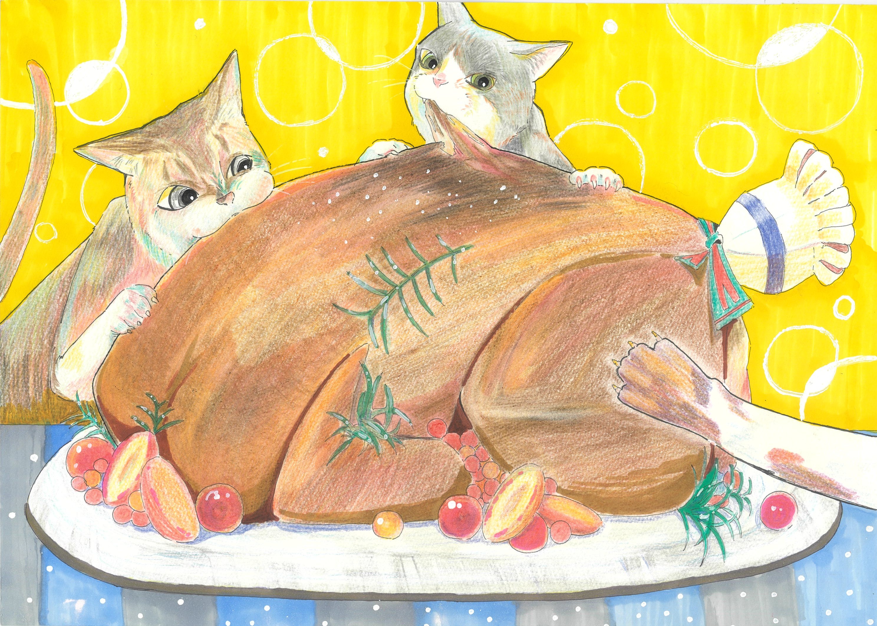 飛びつかずにいられニャい！