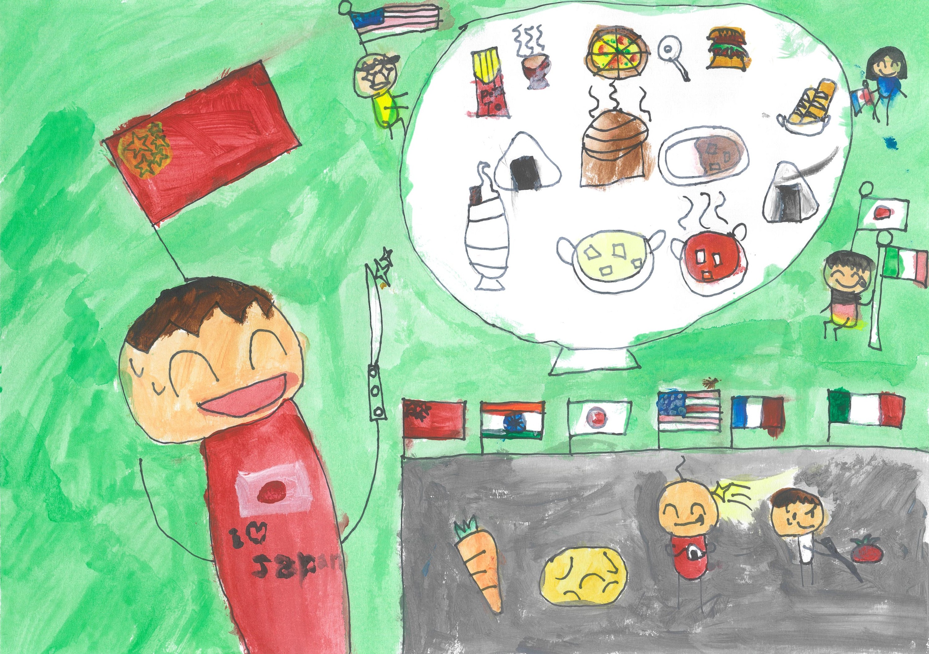 色々な国の料理パーティー