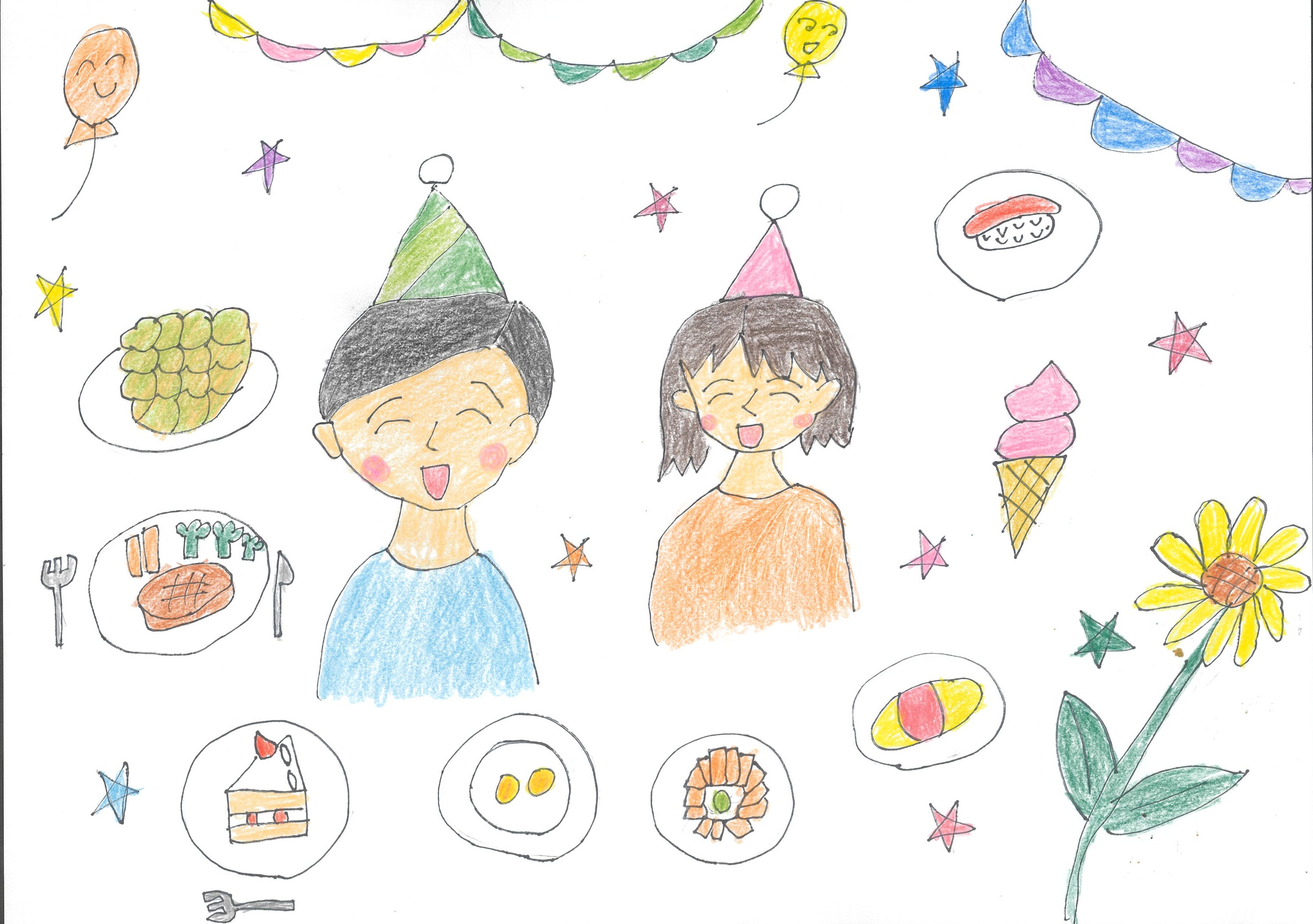 旦那さんと誕生日パーティー