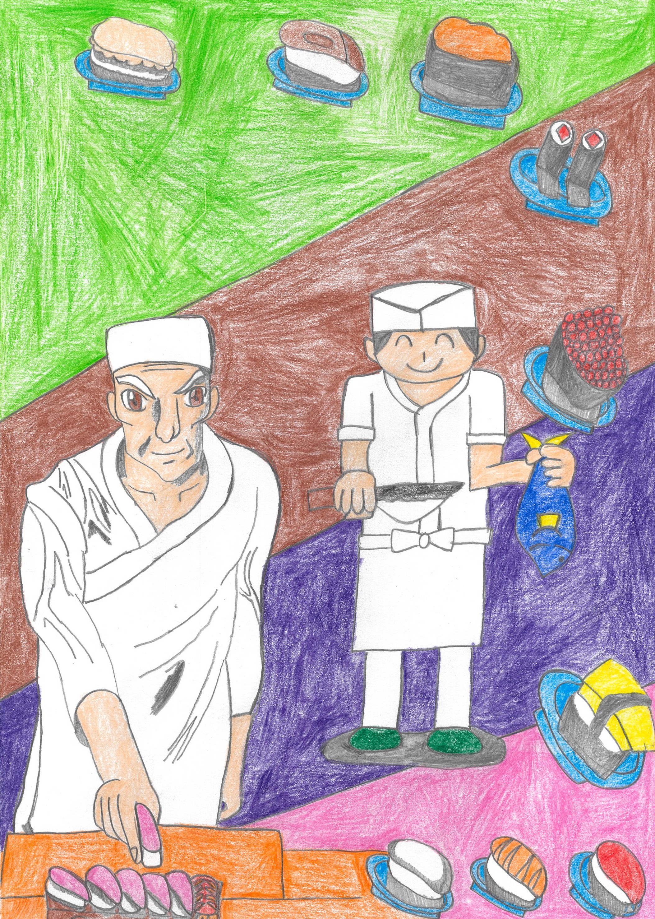 和の職人が作る寿司パーティー