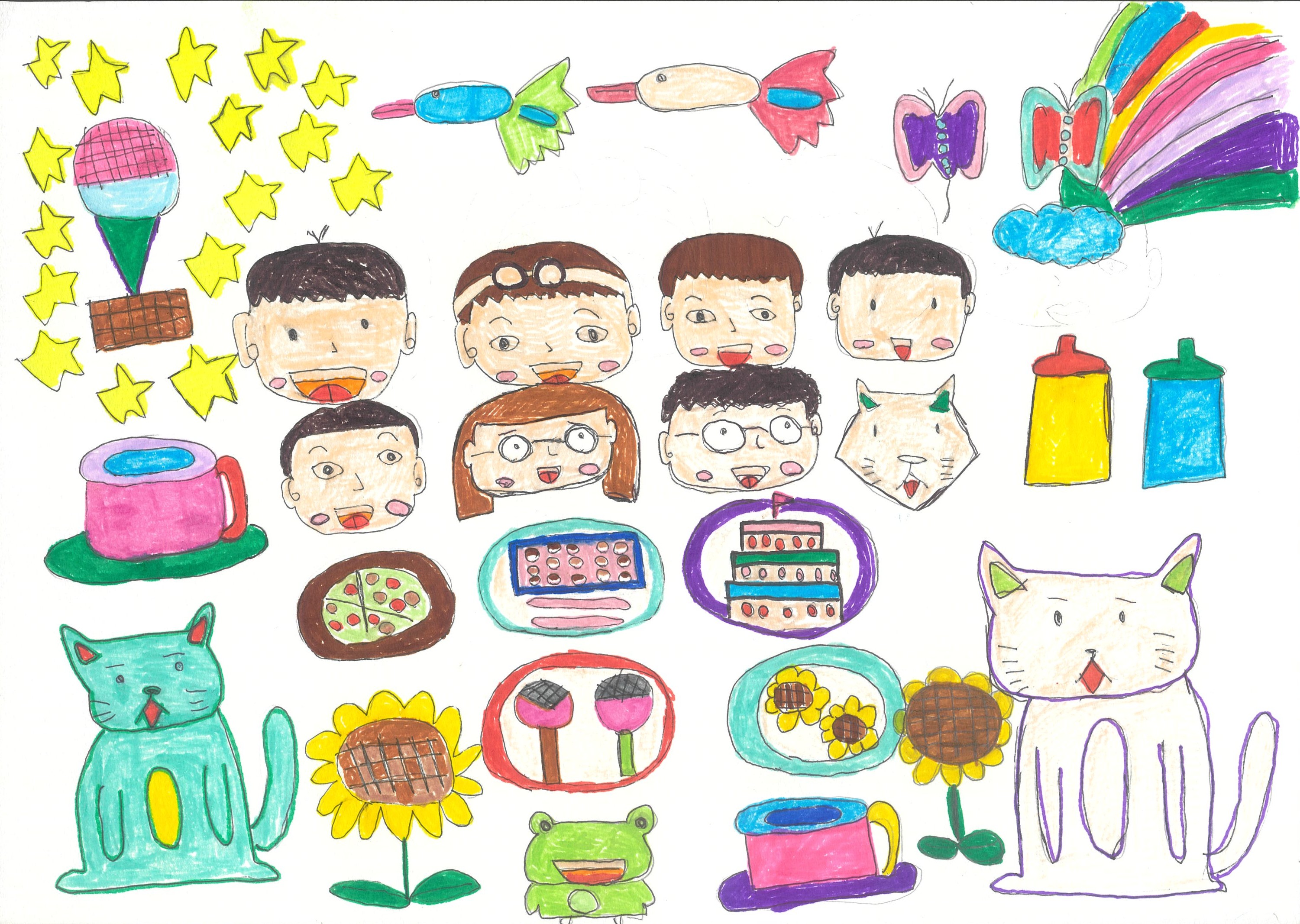 かぞくのにかお「え」