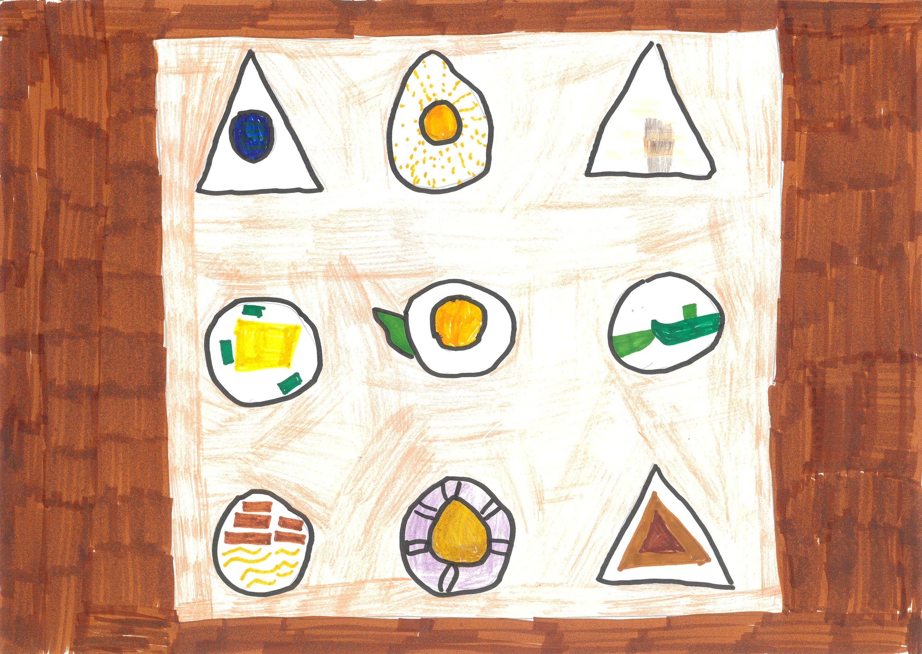 具だくさんのおにぎりパーティー