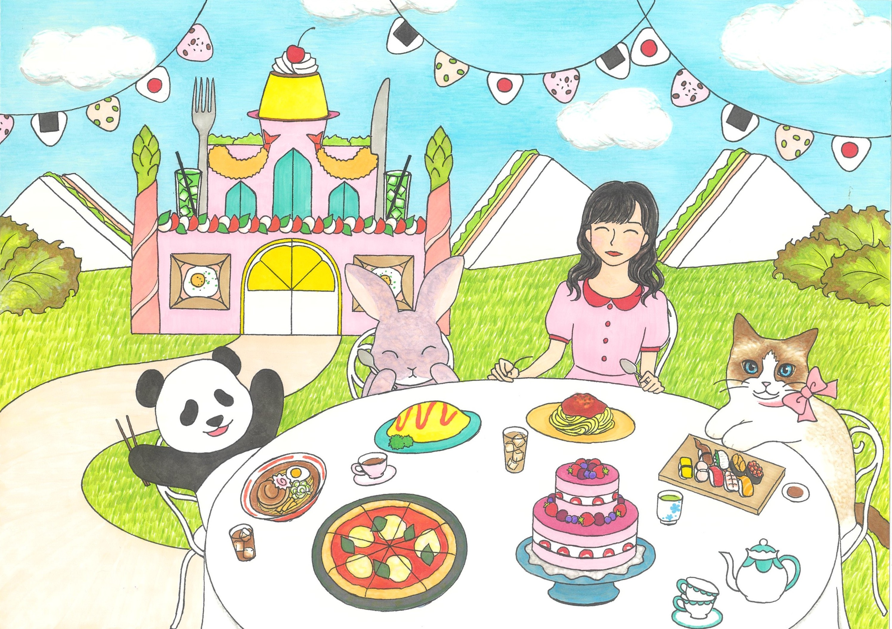 ごちそうワンダーランドへようこそ！ 作品画像