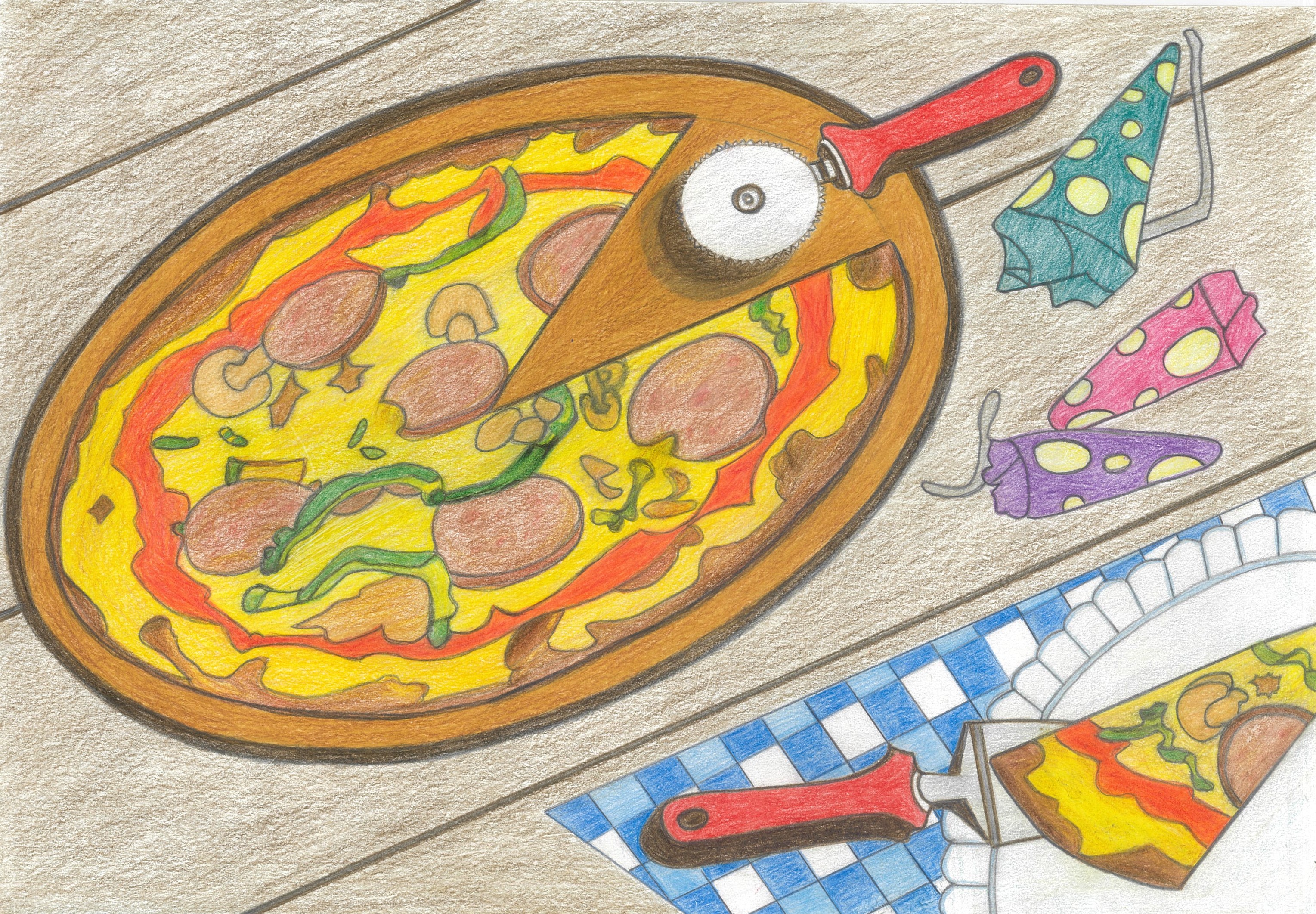 ピザパーティー～私の大好物～