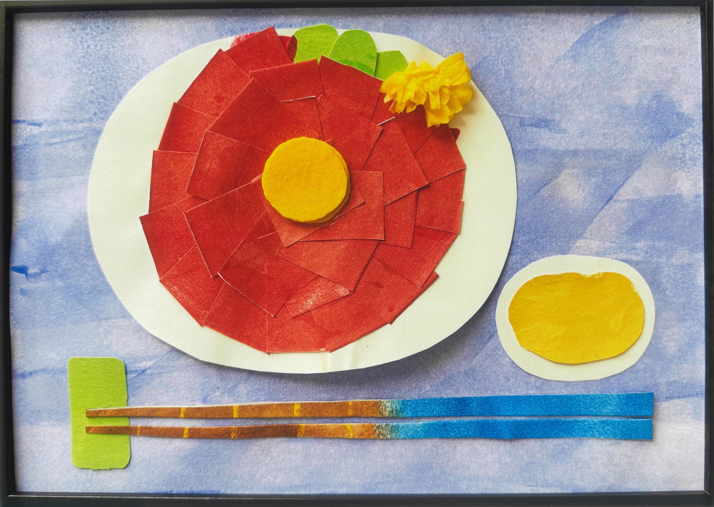 馬刺しのある食卓