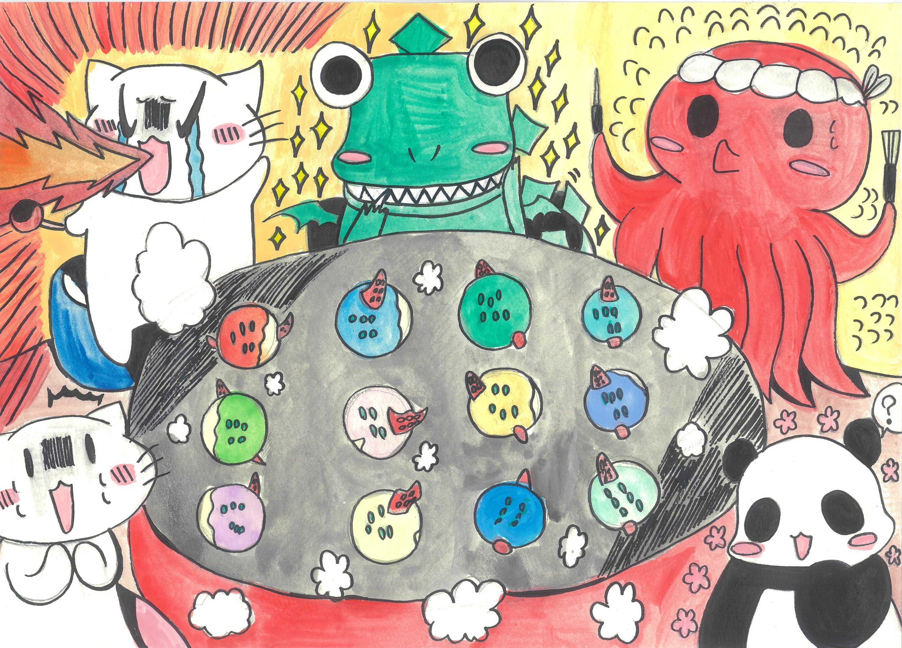 ドキドキハラハラ⁉たこ焼きロシアンルーレット!!