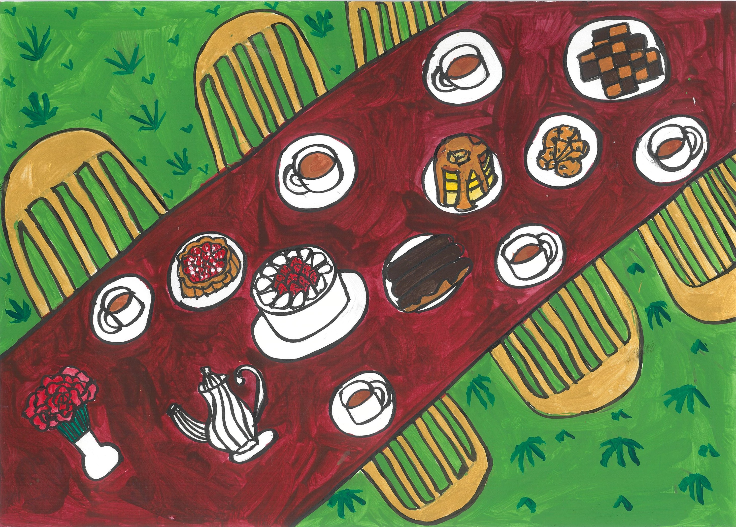 幸せの好物ティーパーティー