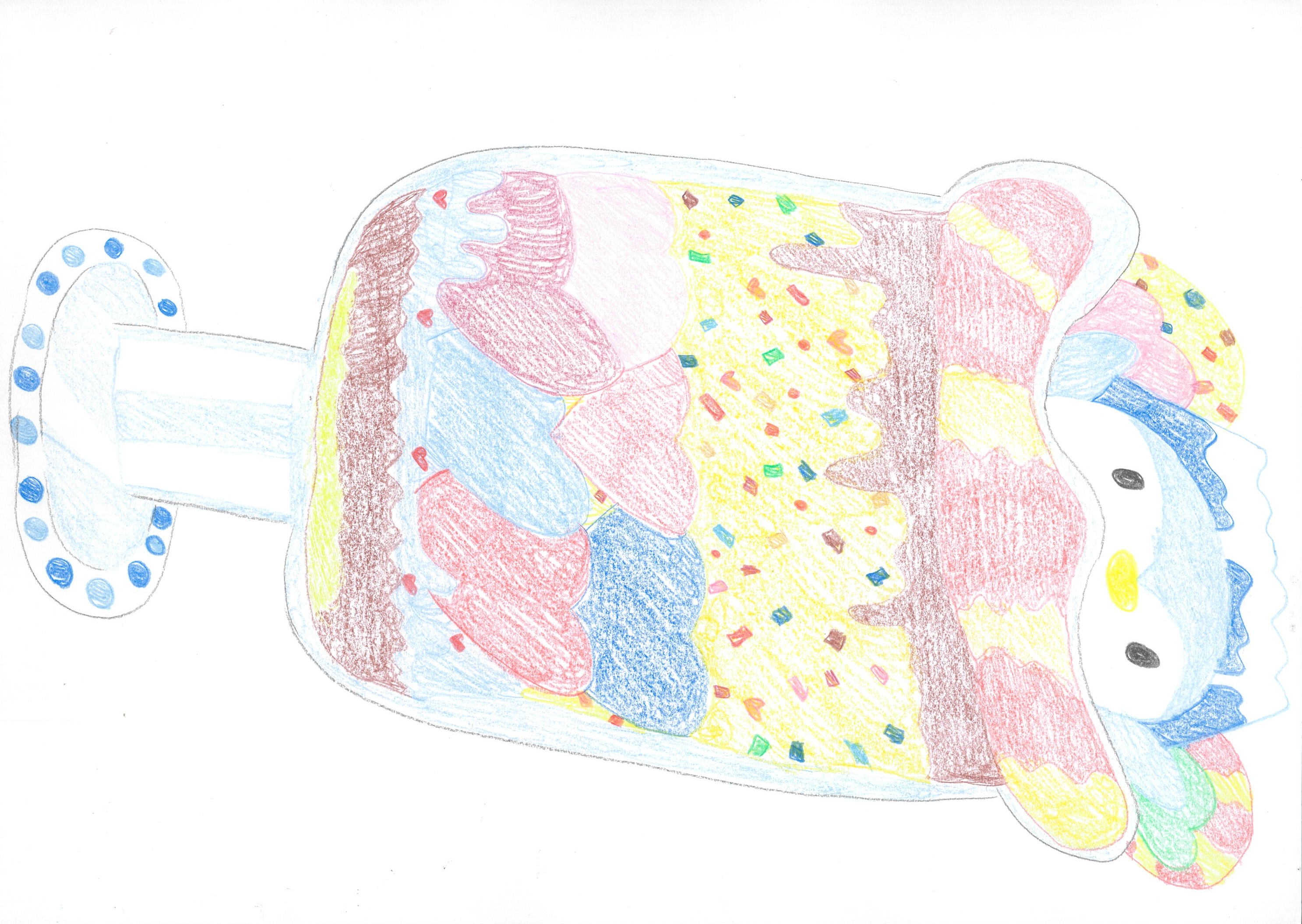 南極ペンギンともりもりパフェ