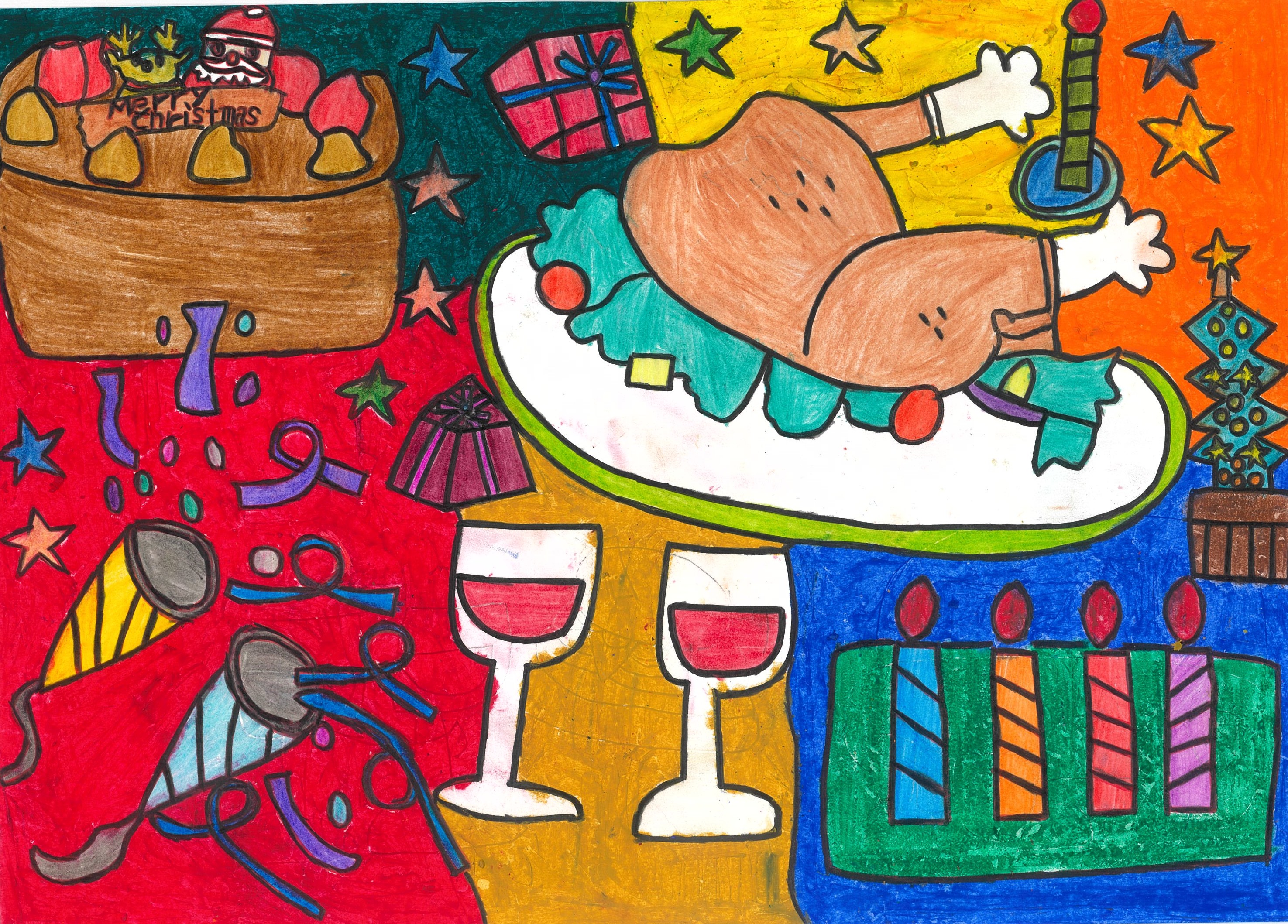 あっとおどろくクリスマスコースメニュー