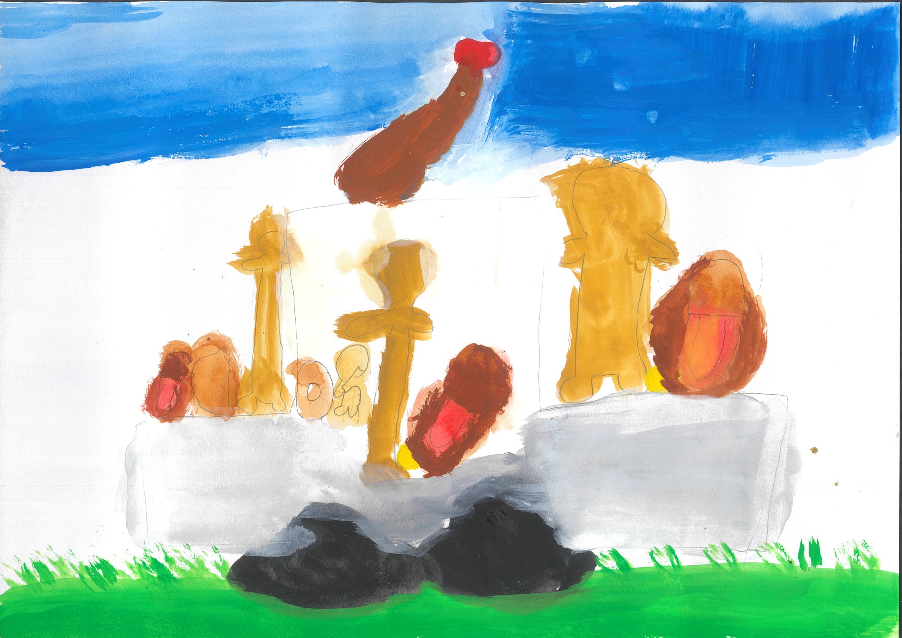 キャンピングカーであげものパーティー