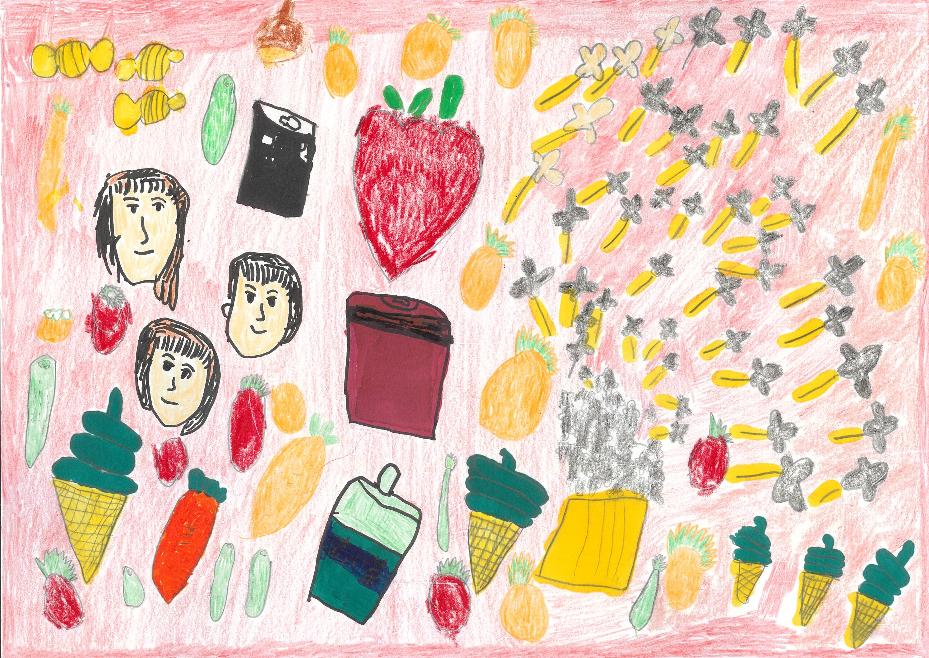 はじけるポップコーン