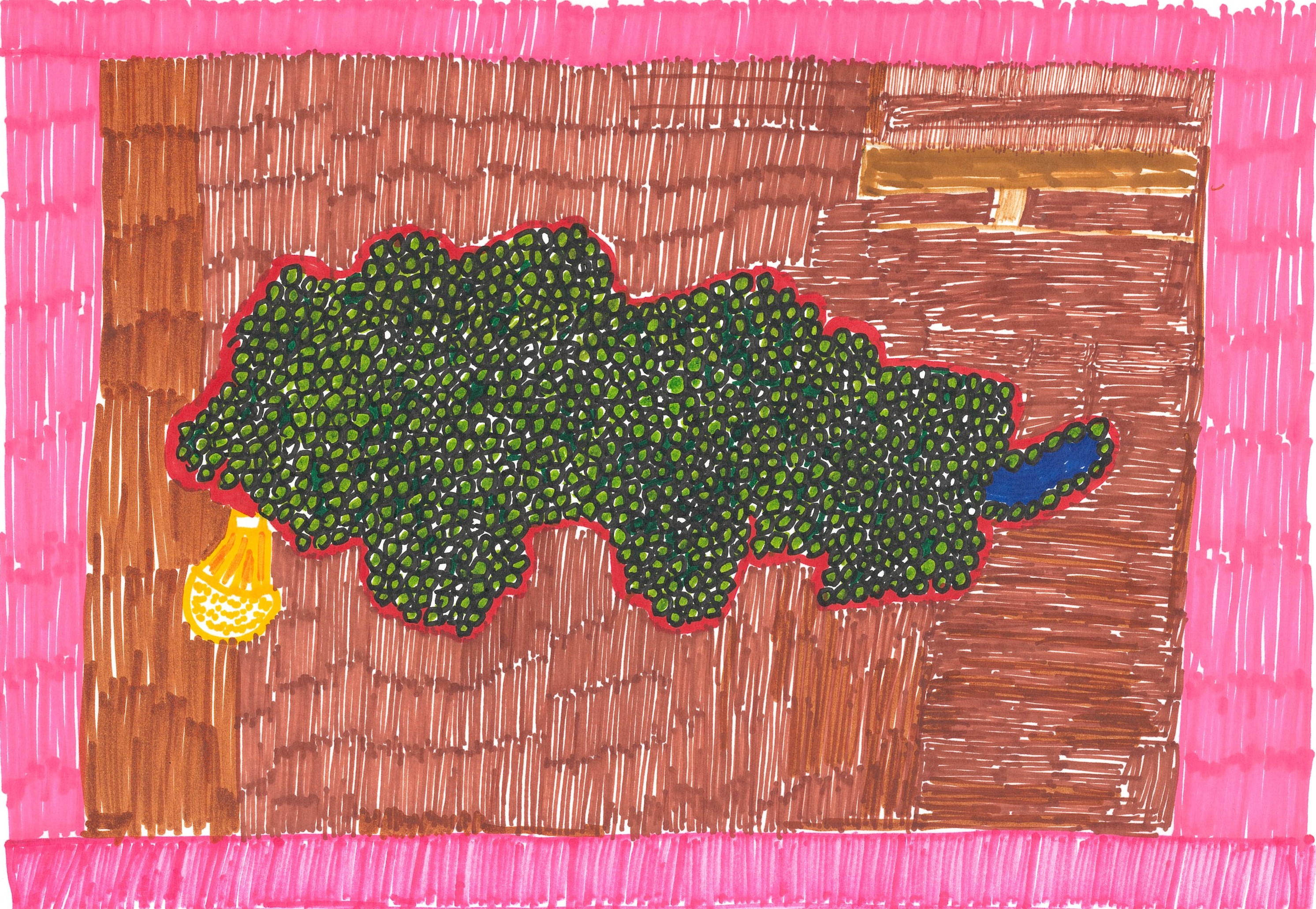 バナナを食べる恐竜