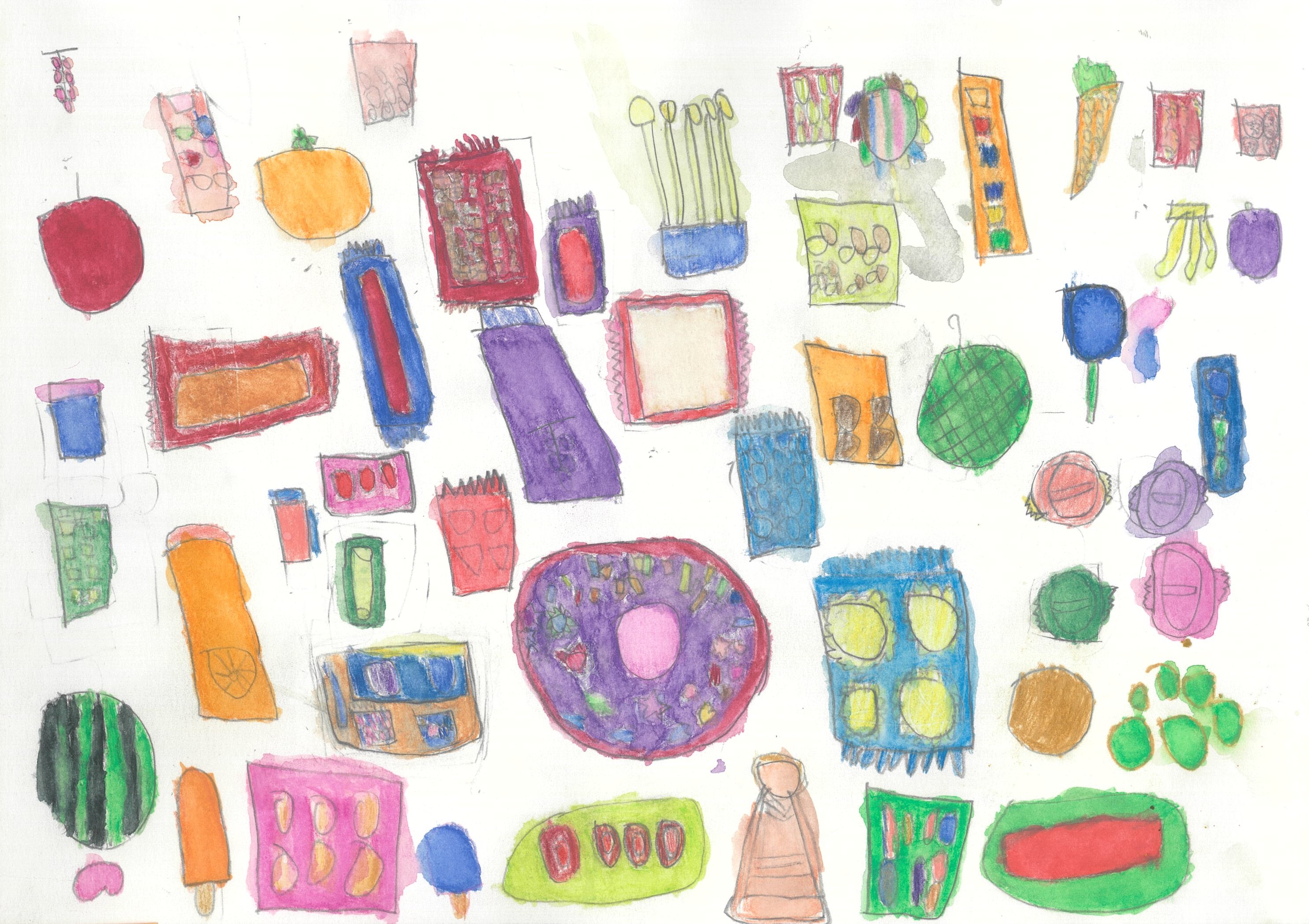 カラフルたべもの