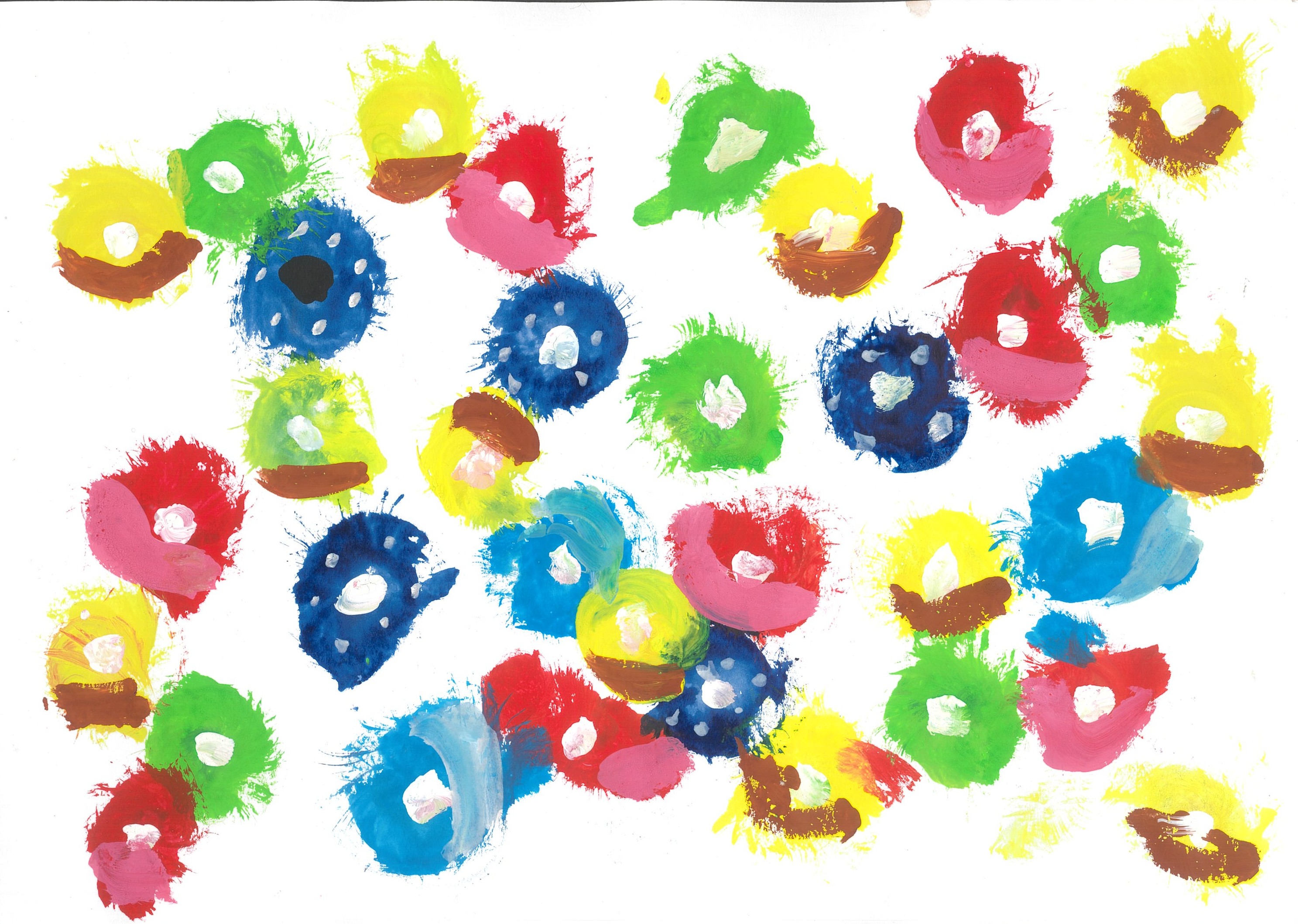 みんなで食べたいカラフルドーナツ！