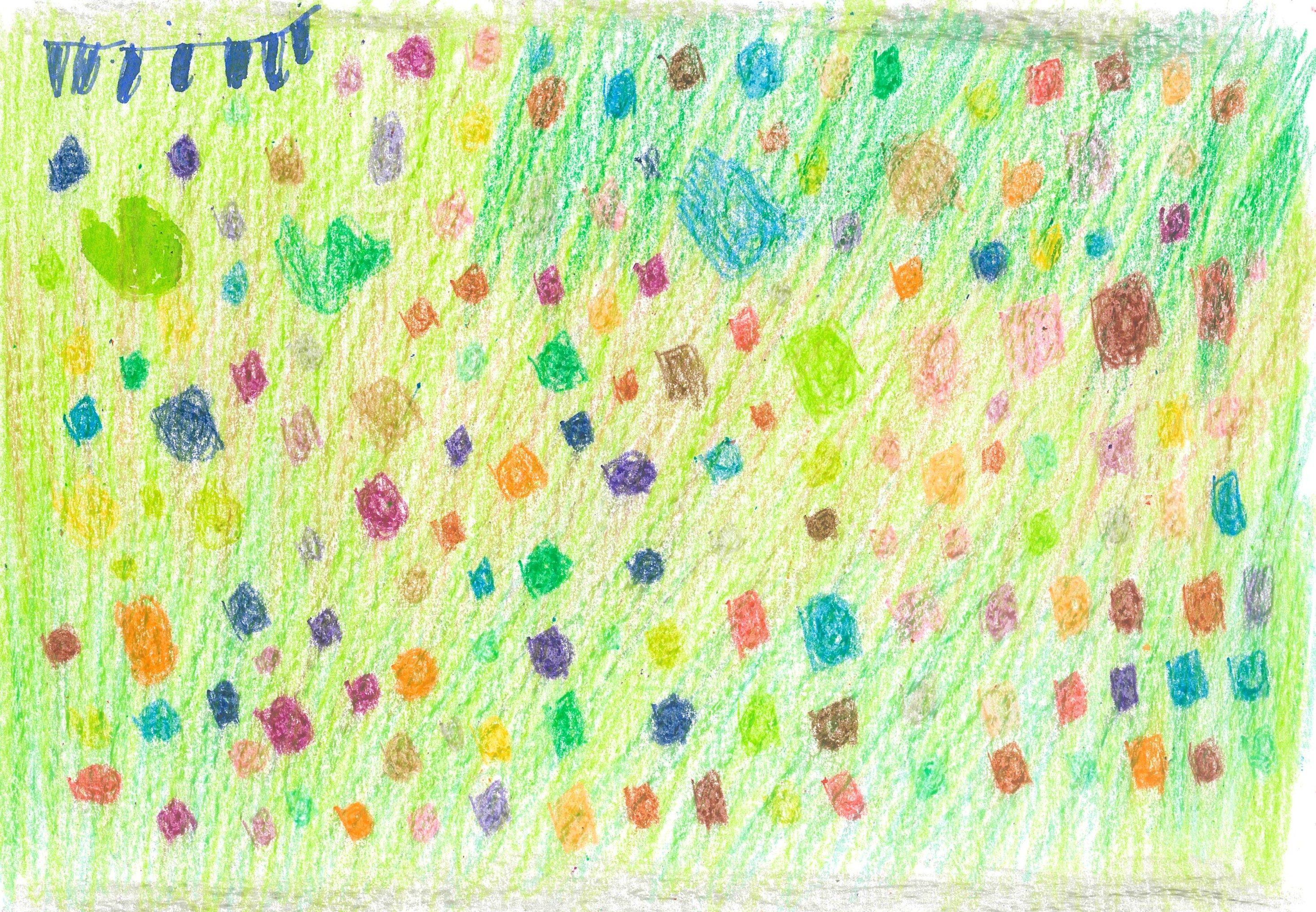 クラッカーの紙ふぶき