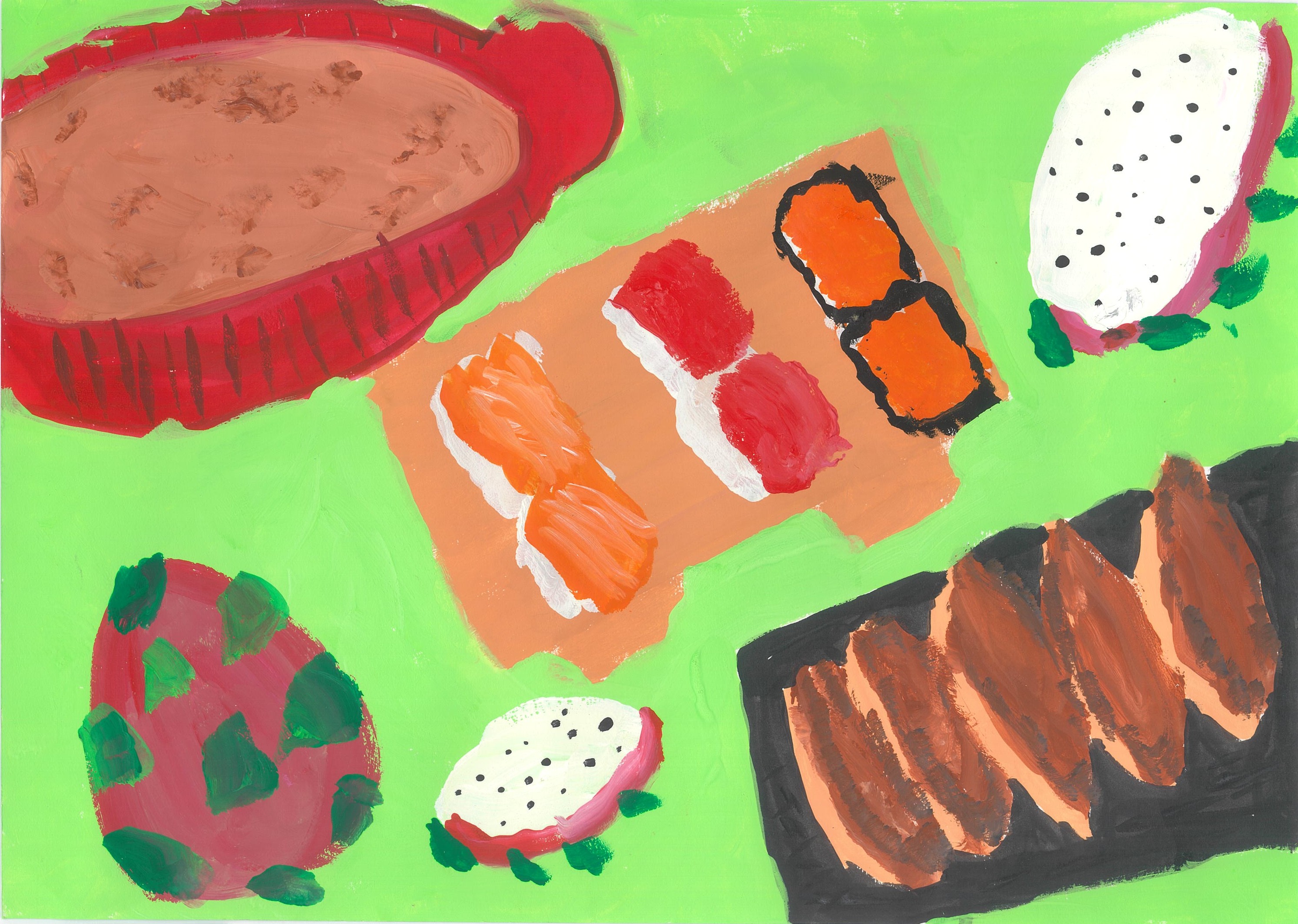 私が大好きな食べものトップ3