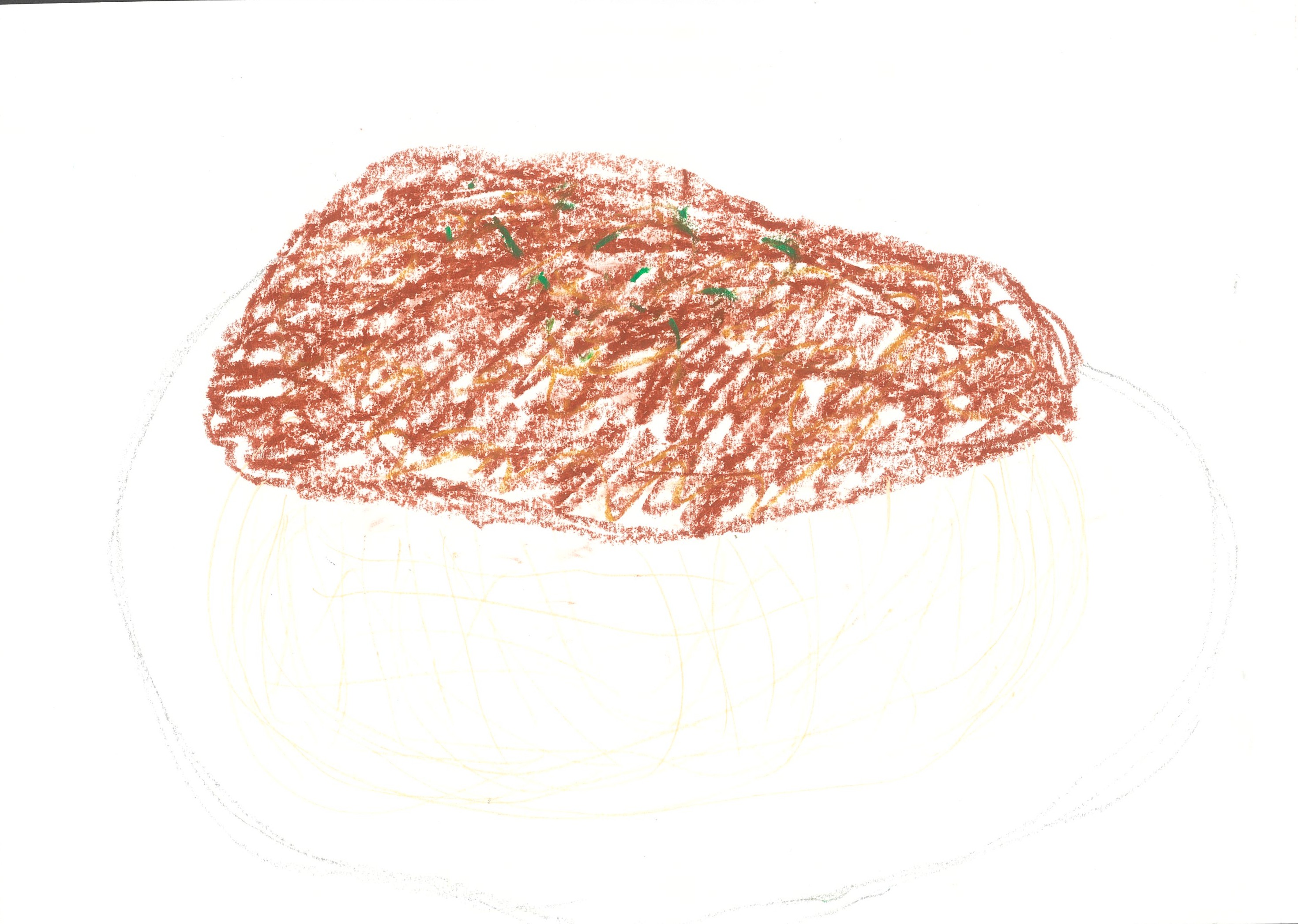 山盛りミートスパゲティ食べたい