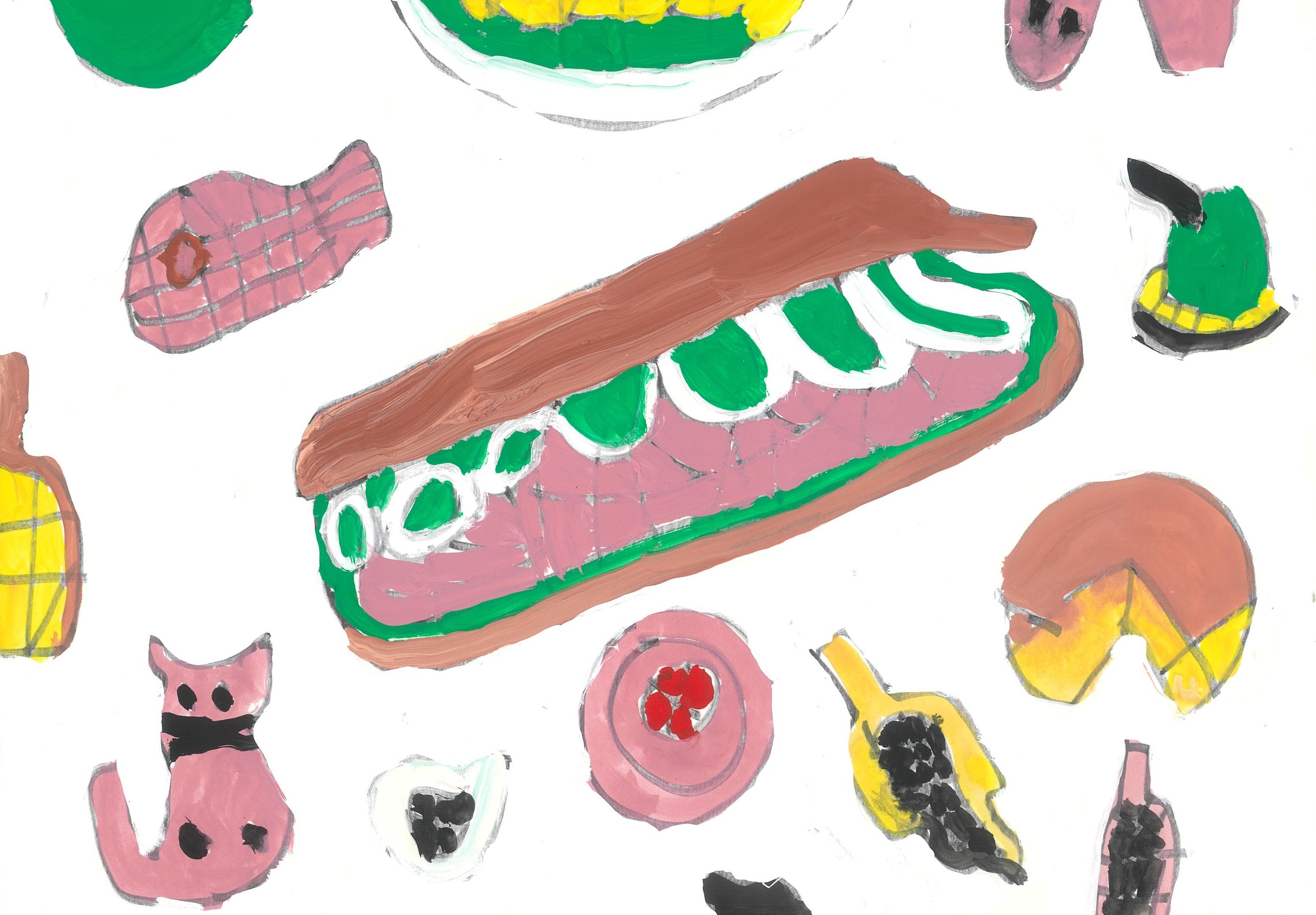 幸せキャットフェス～魚もホットドックも勢ぞろい