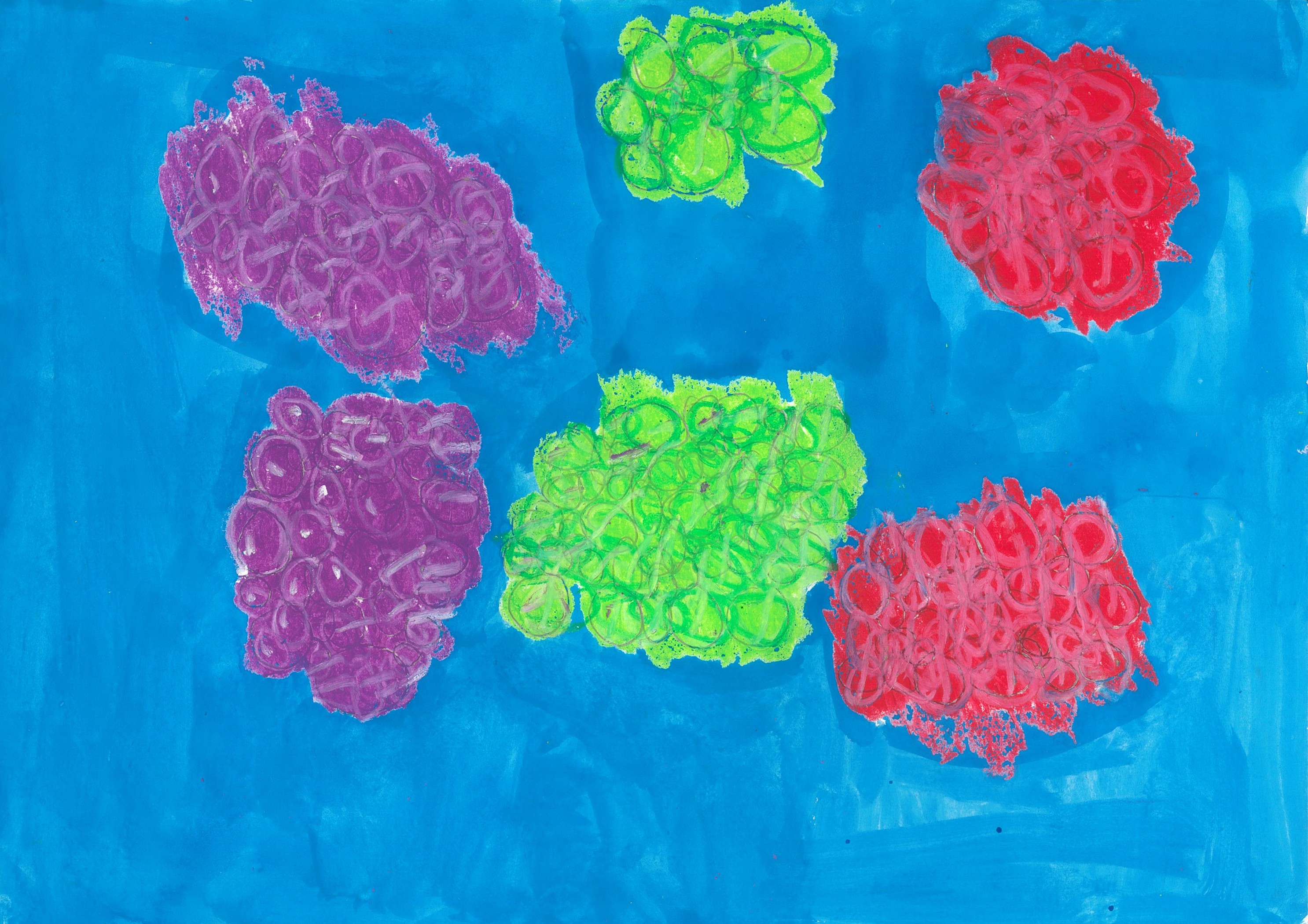 色とりどりのぶどうパーティ