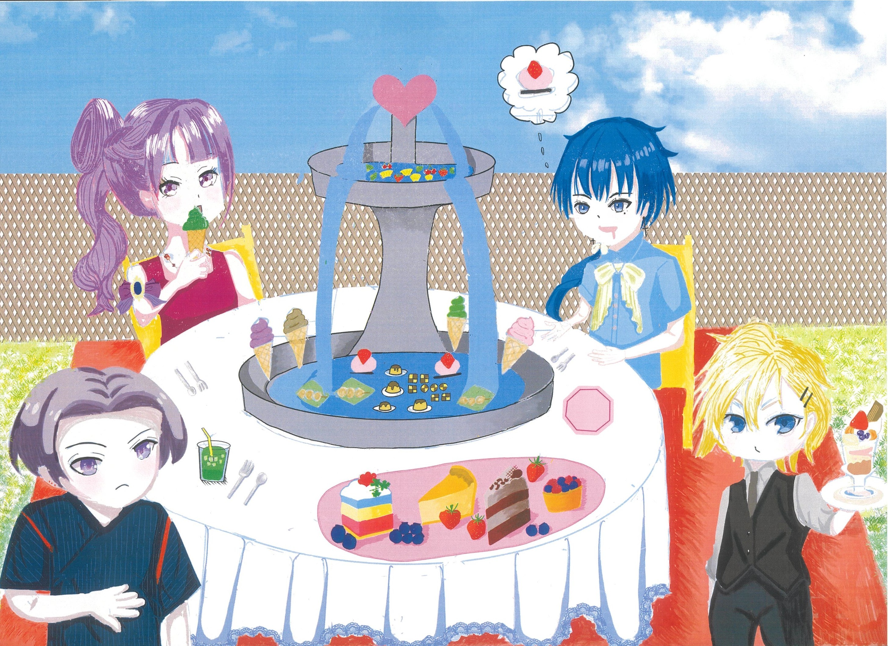 僕も私もスイーツ大好き、スイーツパーティ