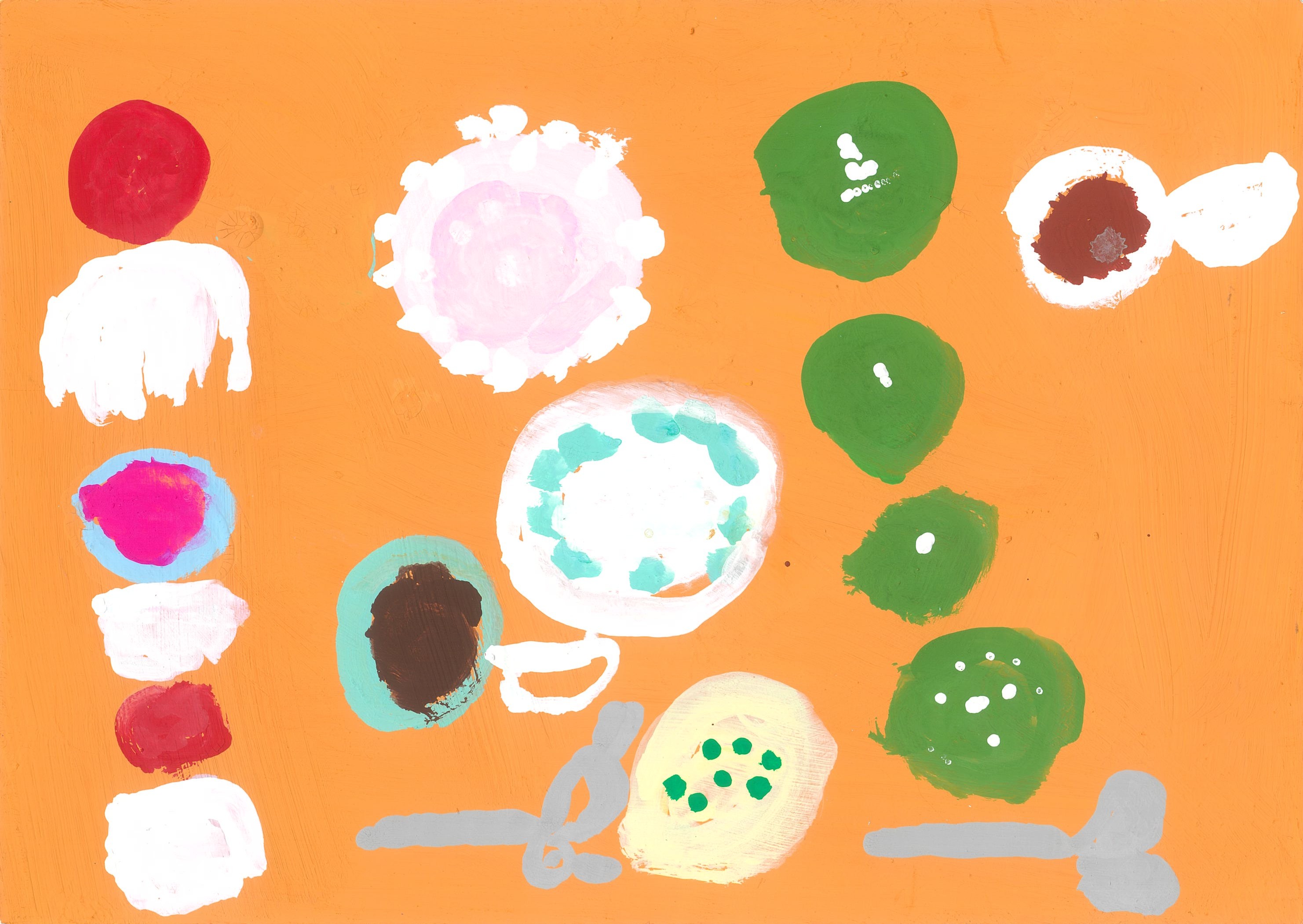 豪華ケーキディナー、プラス、シュークリーム