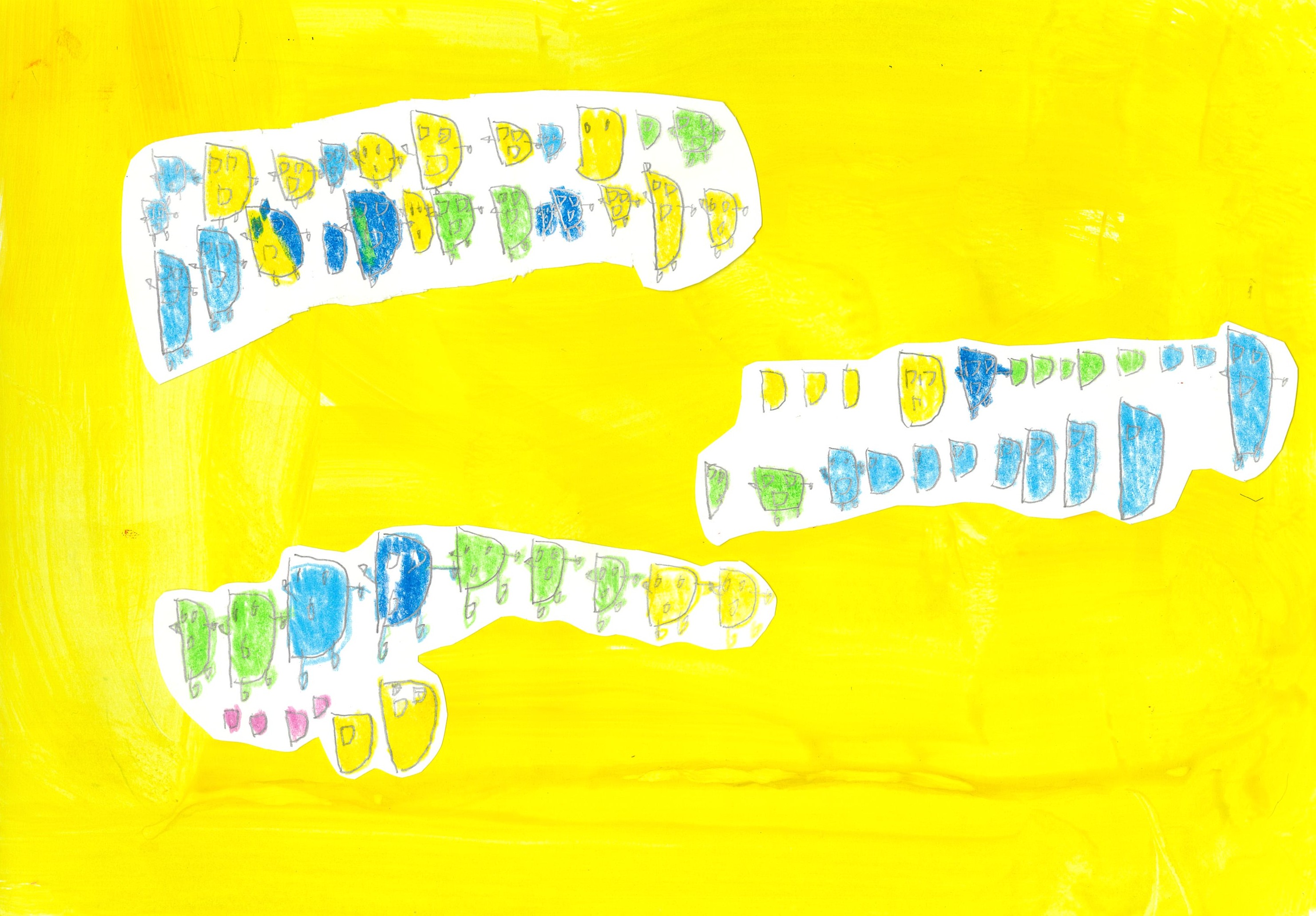 いっぱい食べる仲間たち