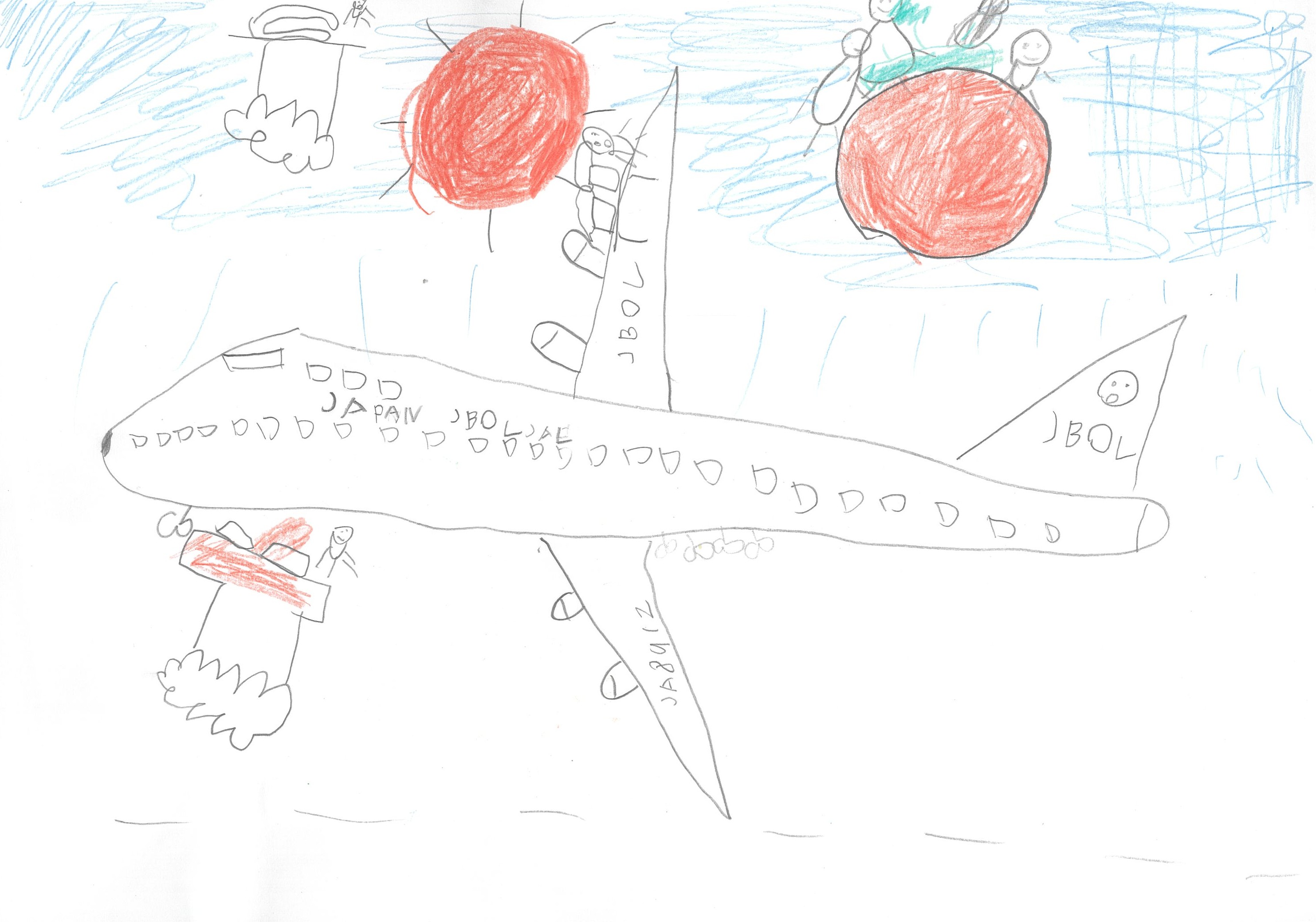 飛行機バーベキュー