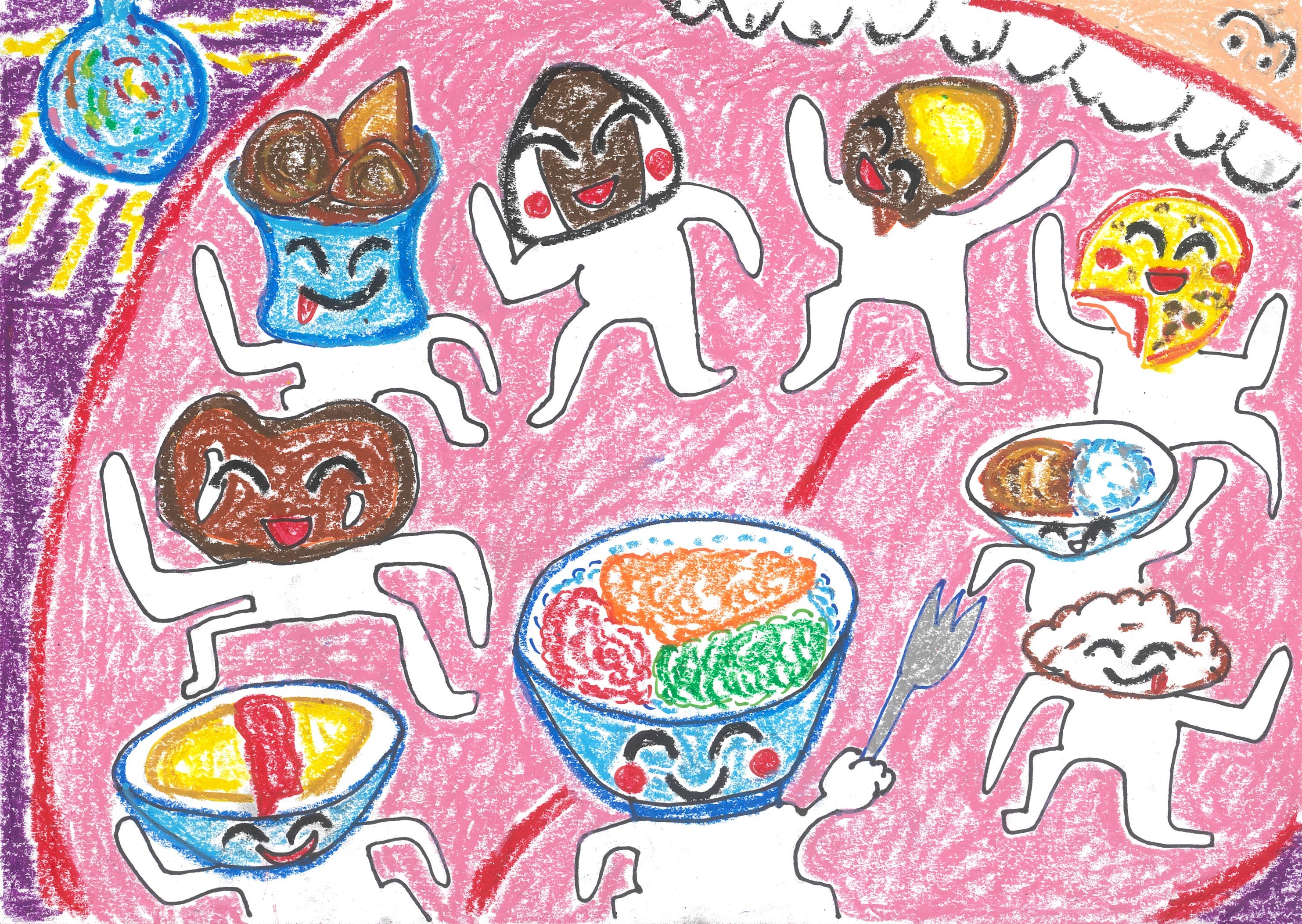 お口の中で幸せいっぱいに踊る大好物達。