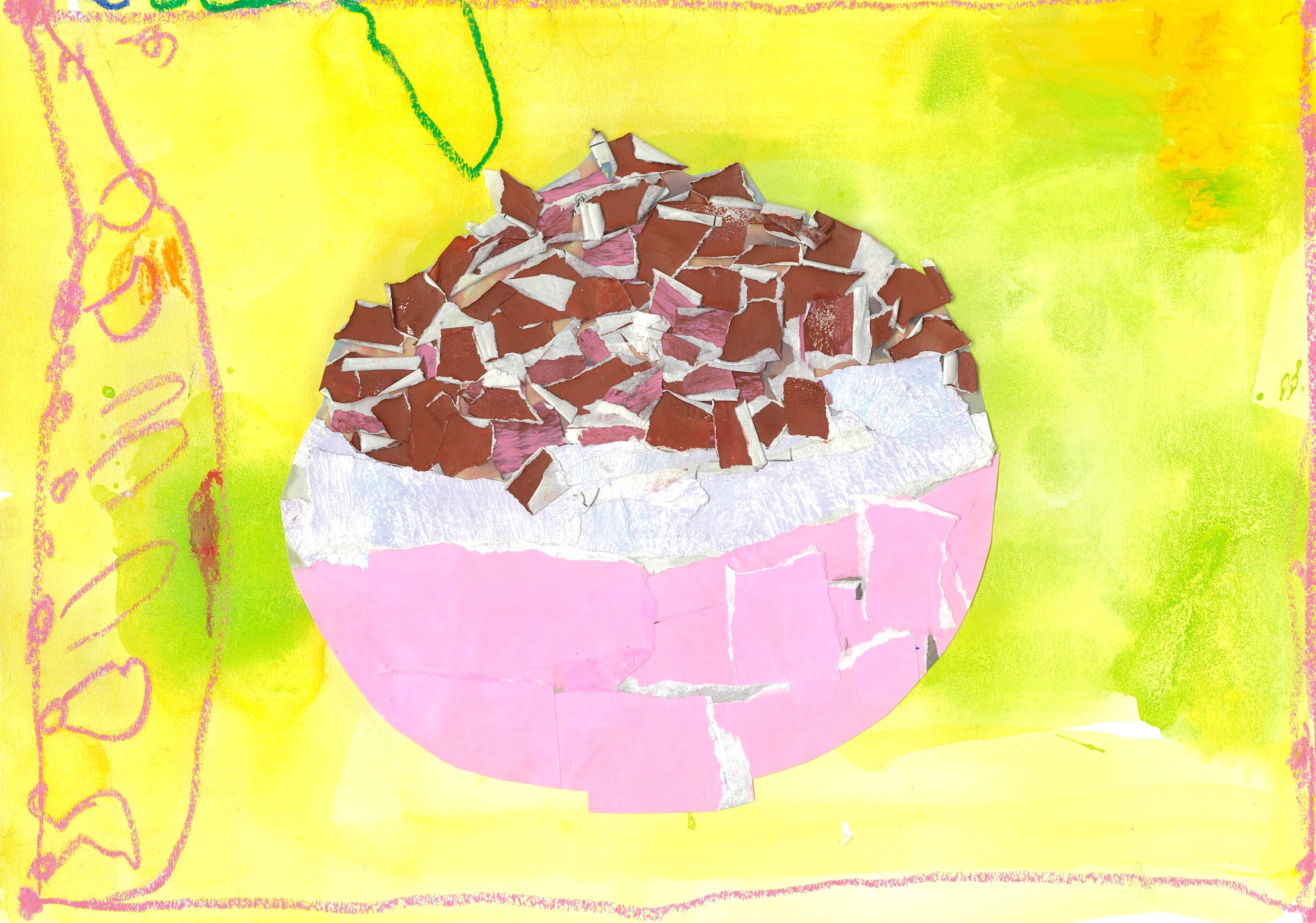 カラフルなっとうごはん