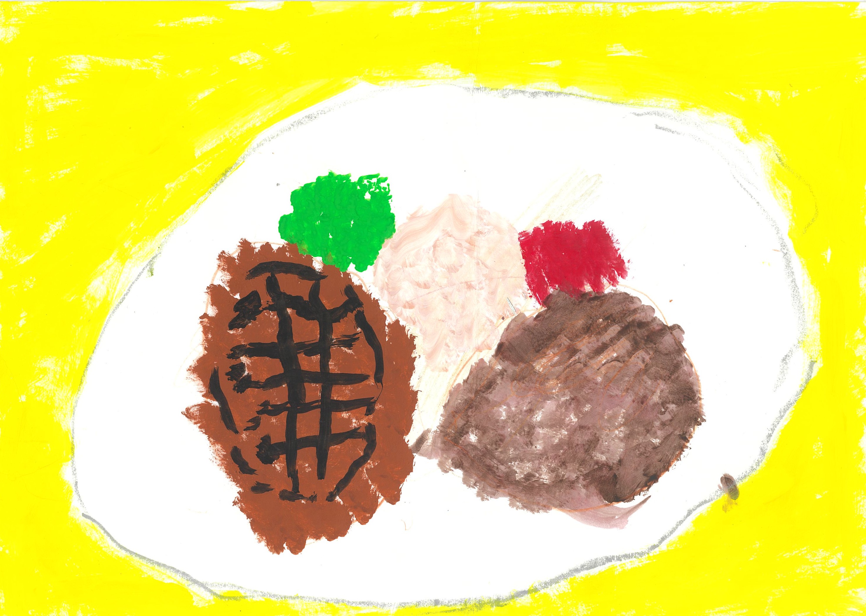 ダブルハンバーグ万歳！