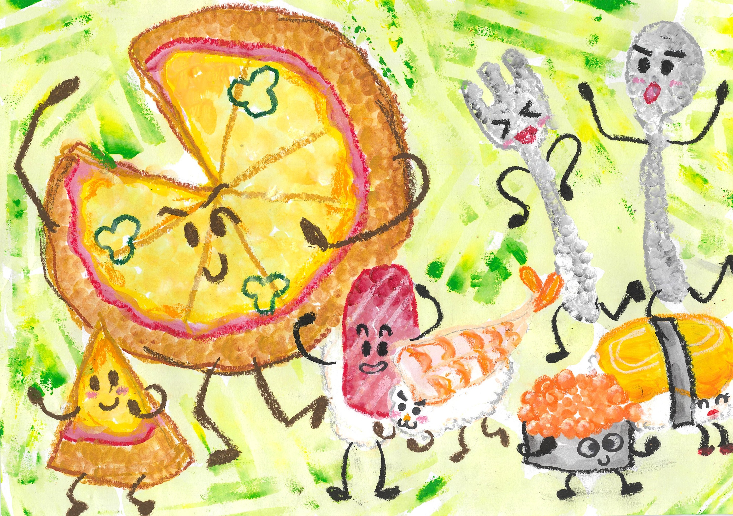 食べものたちのイキイキパーティー