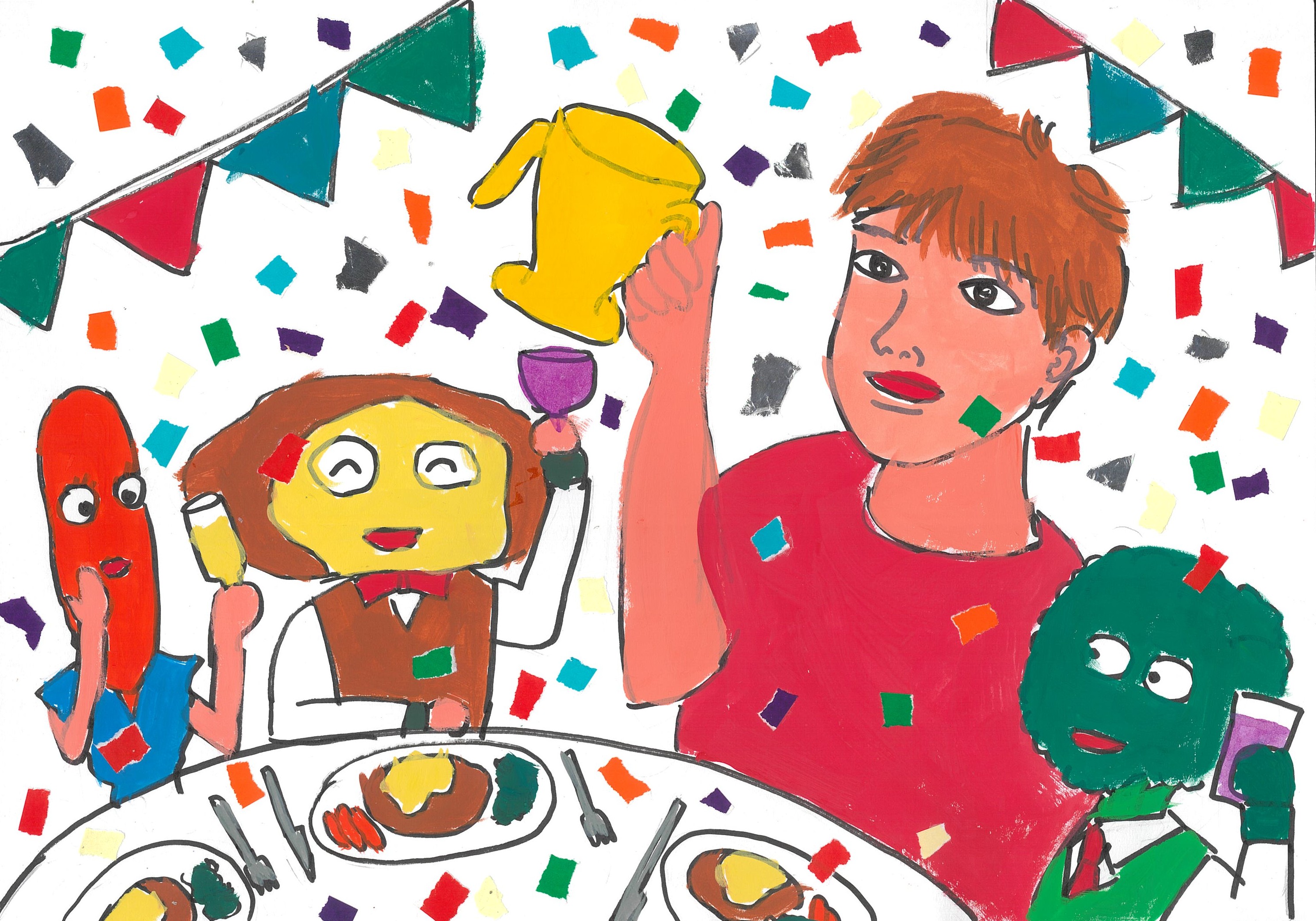 ハンバーグ　party　night