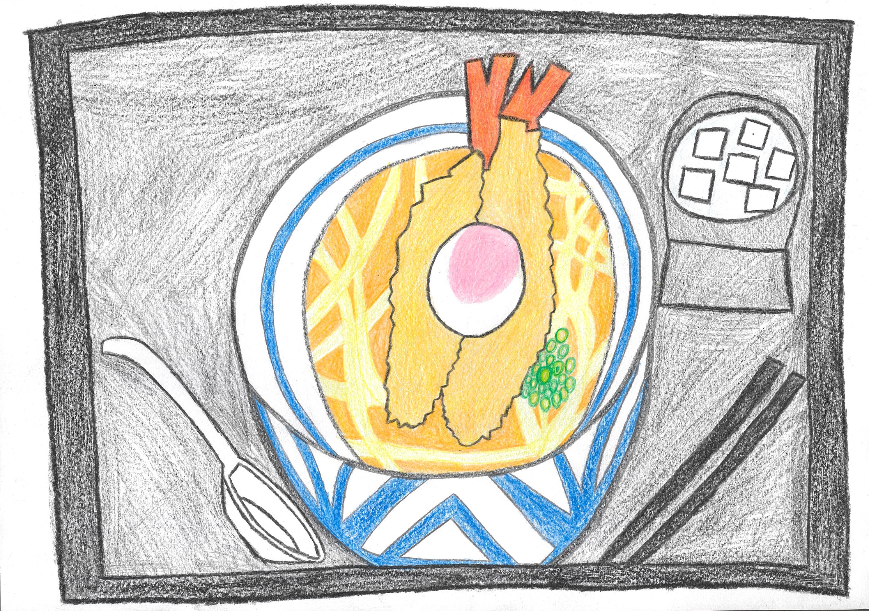 おいしかった海老天うどん