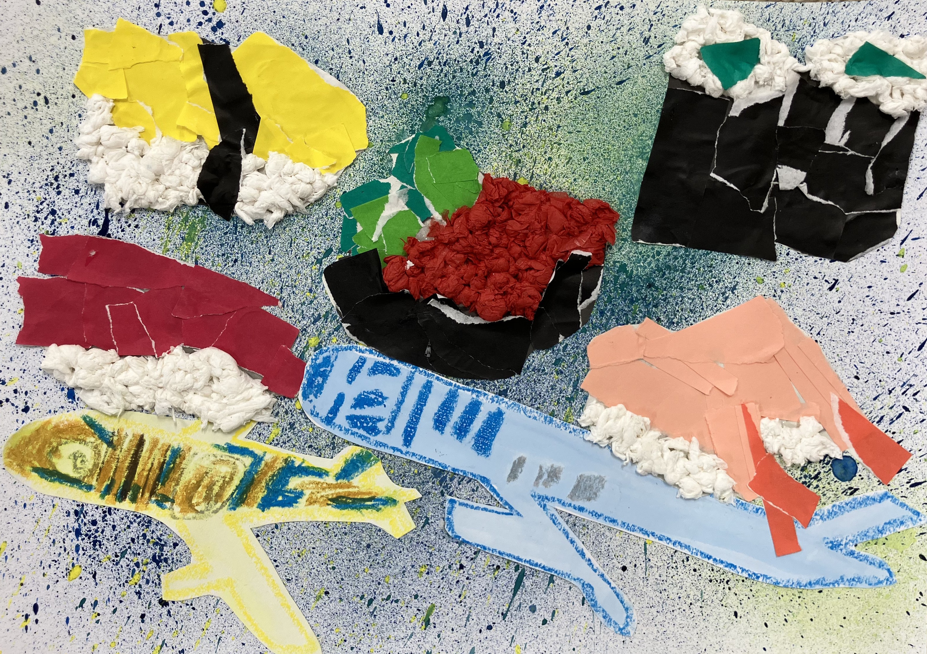 空飛ぶ　お寿司